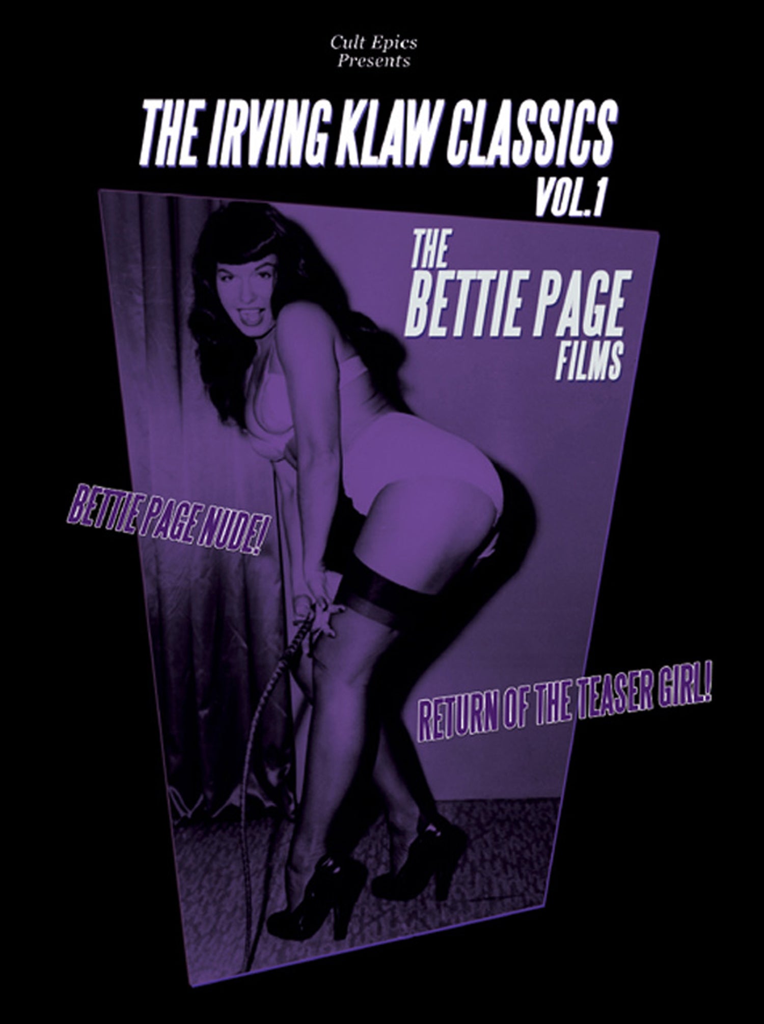 THE IRVING KLAW CLASSICS VOLUME 1: THE BETTIE PAGE FILMS DVD