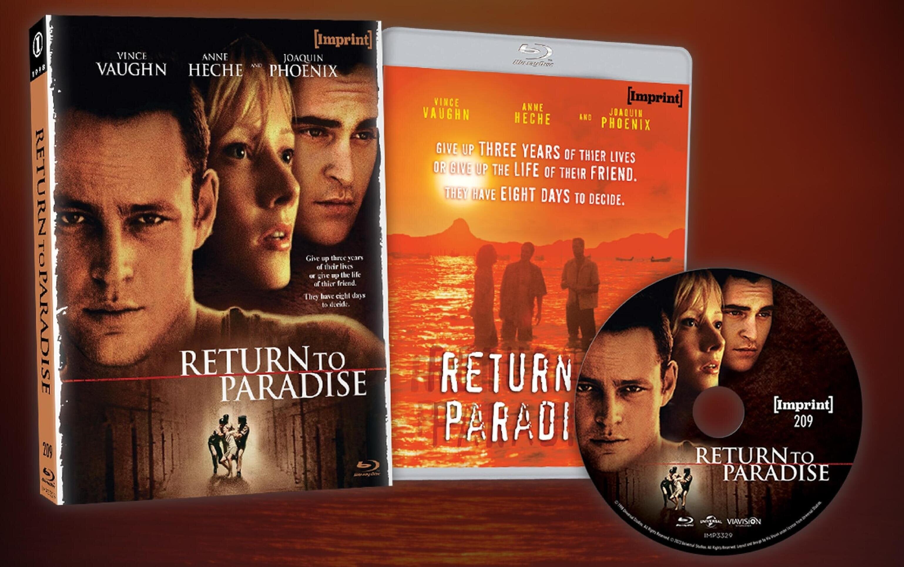 RETURN TO PARADISE (REGION FREE IMPORT - LIMITED EDITION) BLU-RAY