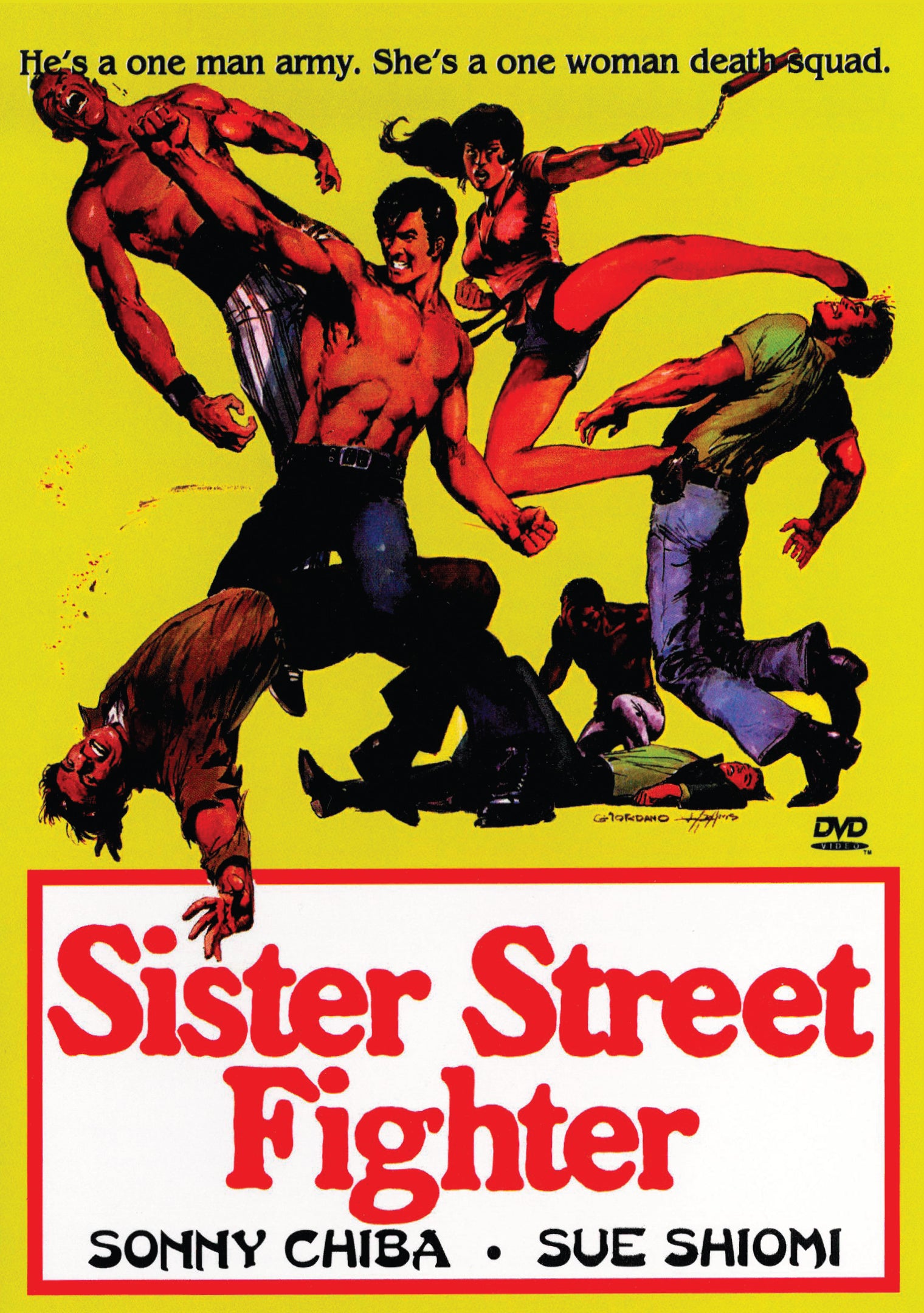 SISTER STREET FIGHTER DVD