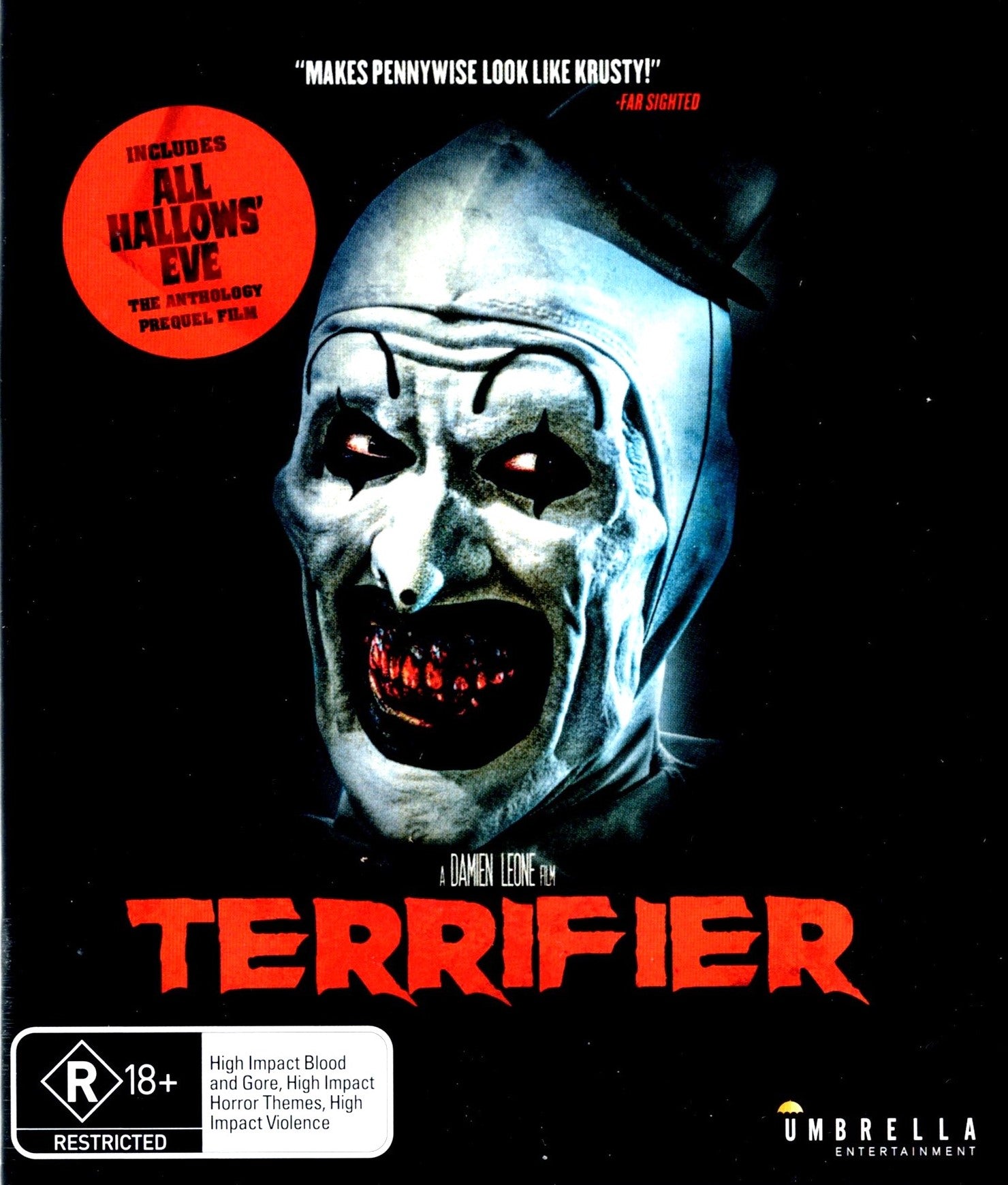 TERRIFIER / ALL HALLOW'S EVE (REGION FREE IMPORT) BLU-RAY