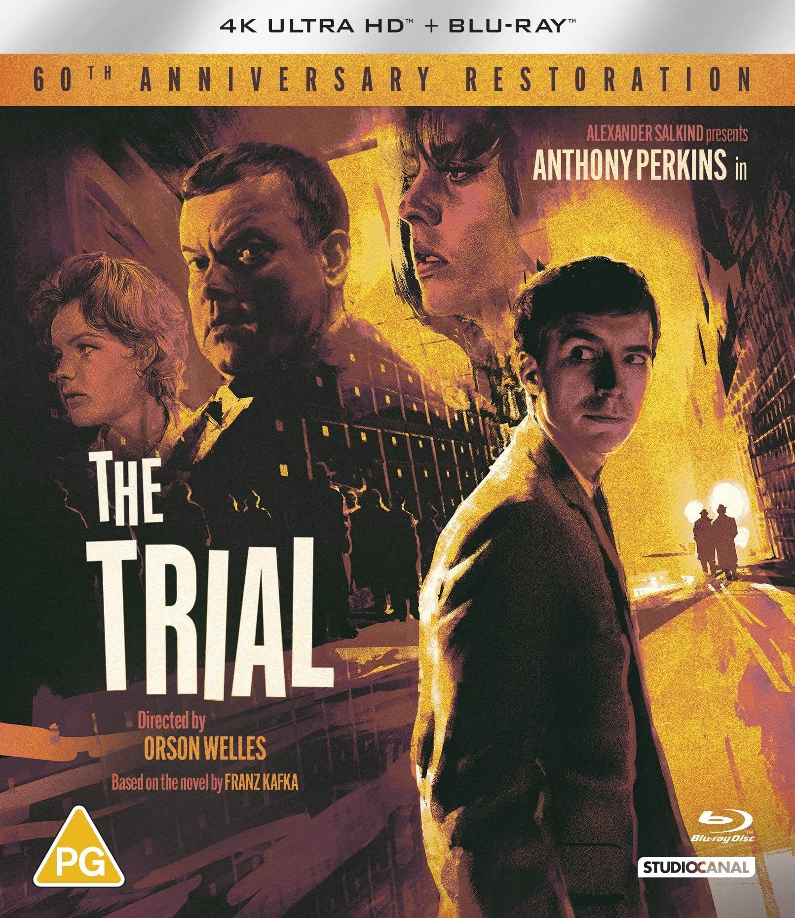 THE TRIAL (REGION FREE IMPORT) 4K UHD/BLU-RAY