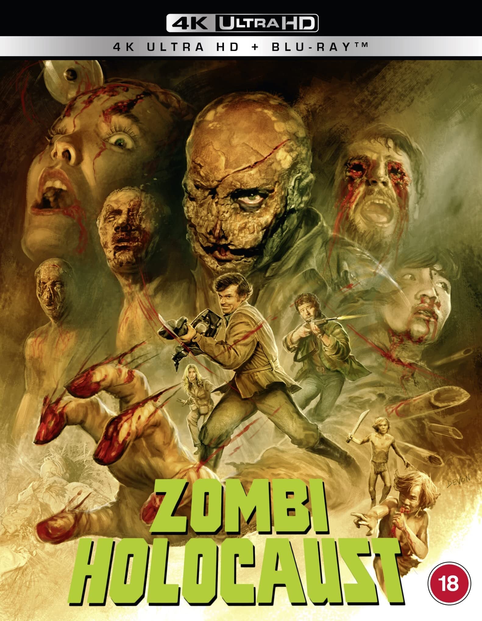 ZOMBI HOLOCAUST (REGION FREE IMPORT) 4K UHD/BLU-RAY