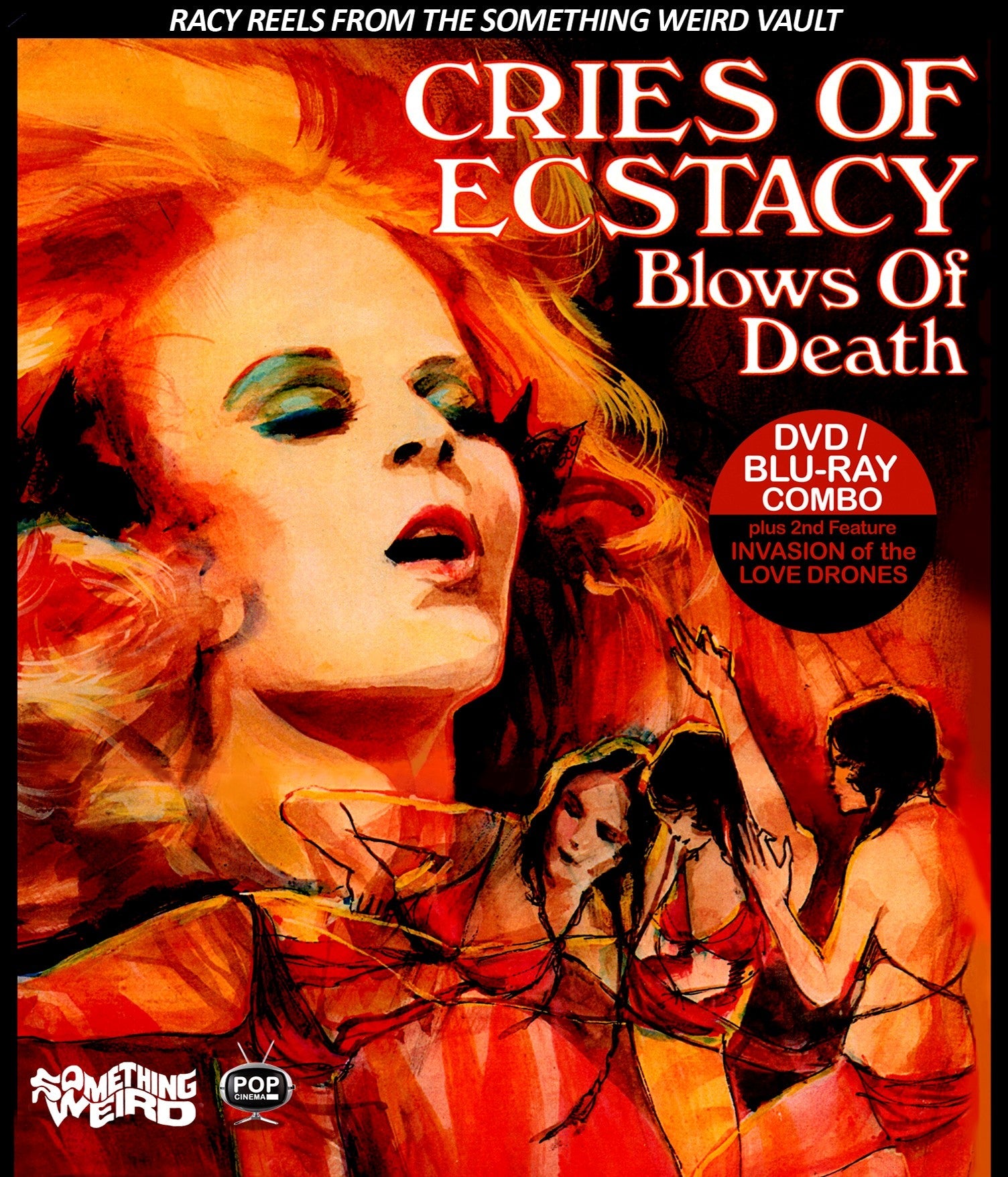 Cries Of Ecstasy Blows Death / Invasion The Love Slaves Blu-Ray/dvd Blu-Ray