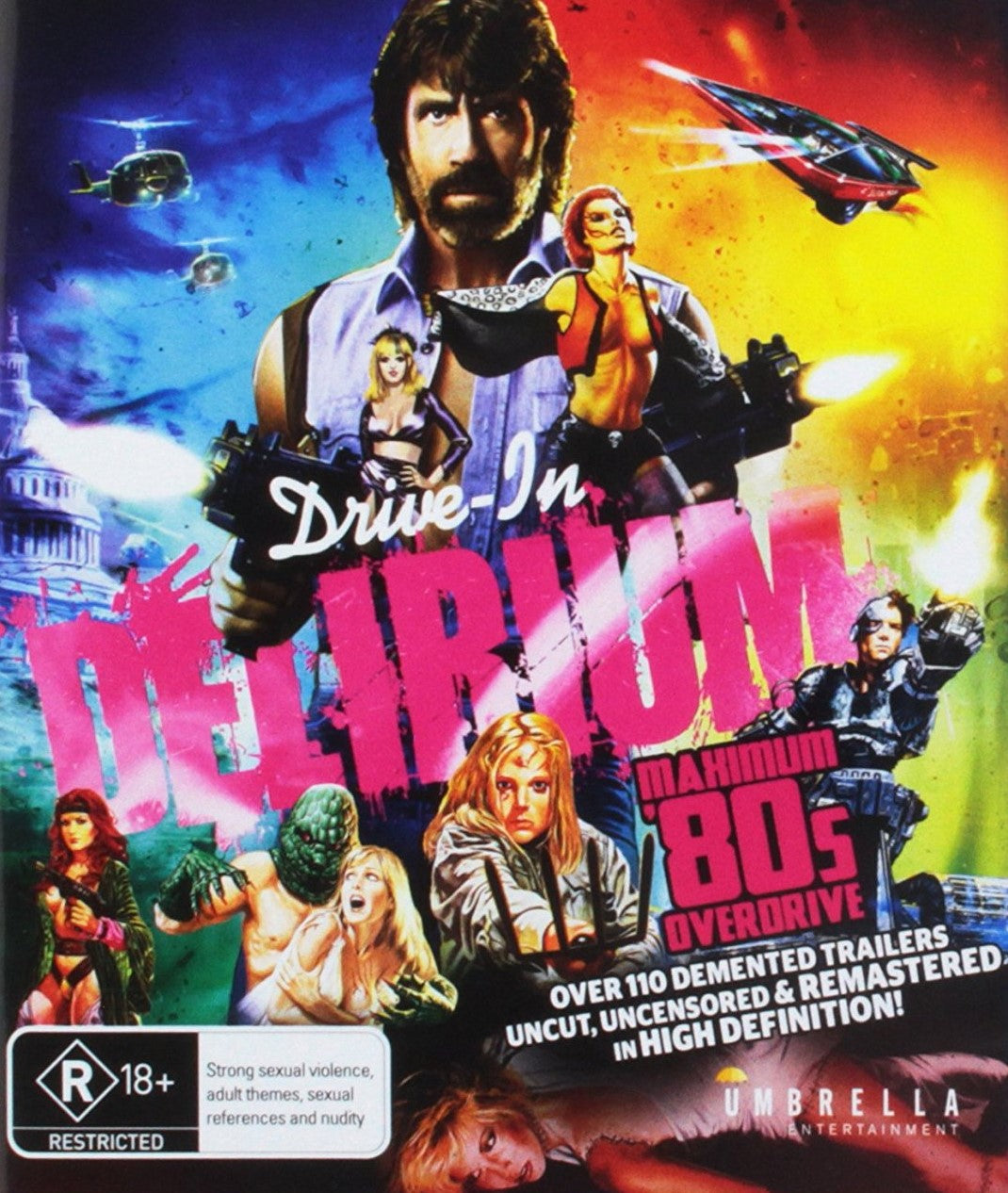 Drive In Delirium: Maximum 80S Overdrive (Region Free Import) Blu-Ray Blu-Ray