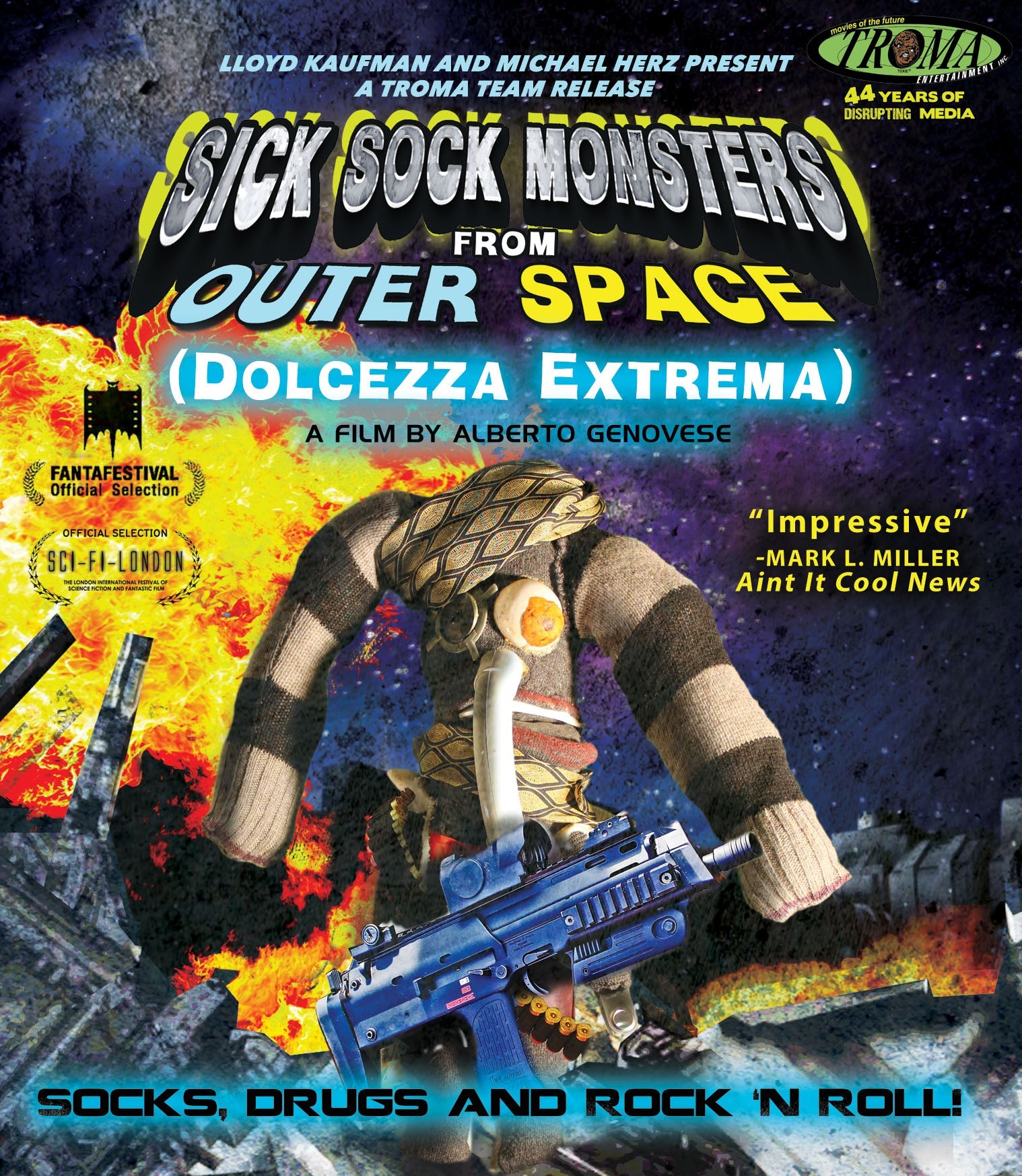 Sick Sock Monsters From Outer Space Blu-Ray Blu-Ray