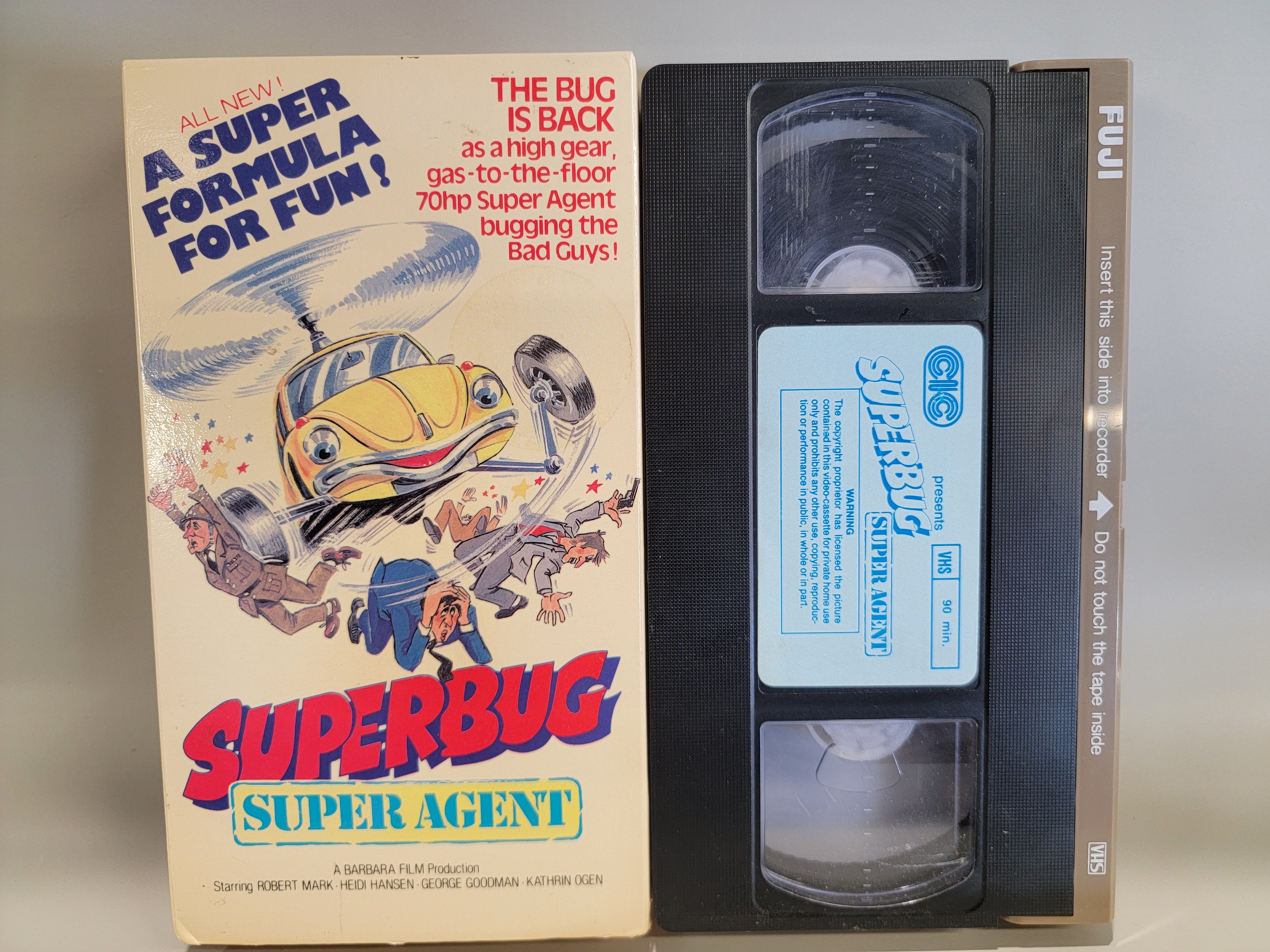 SUPERBUG: SUPER AGENT VHS [USED]