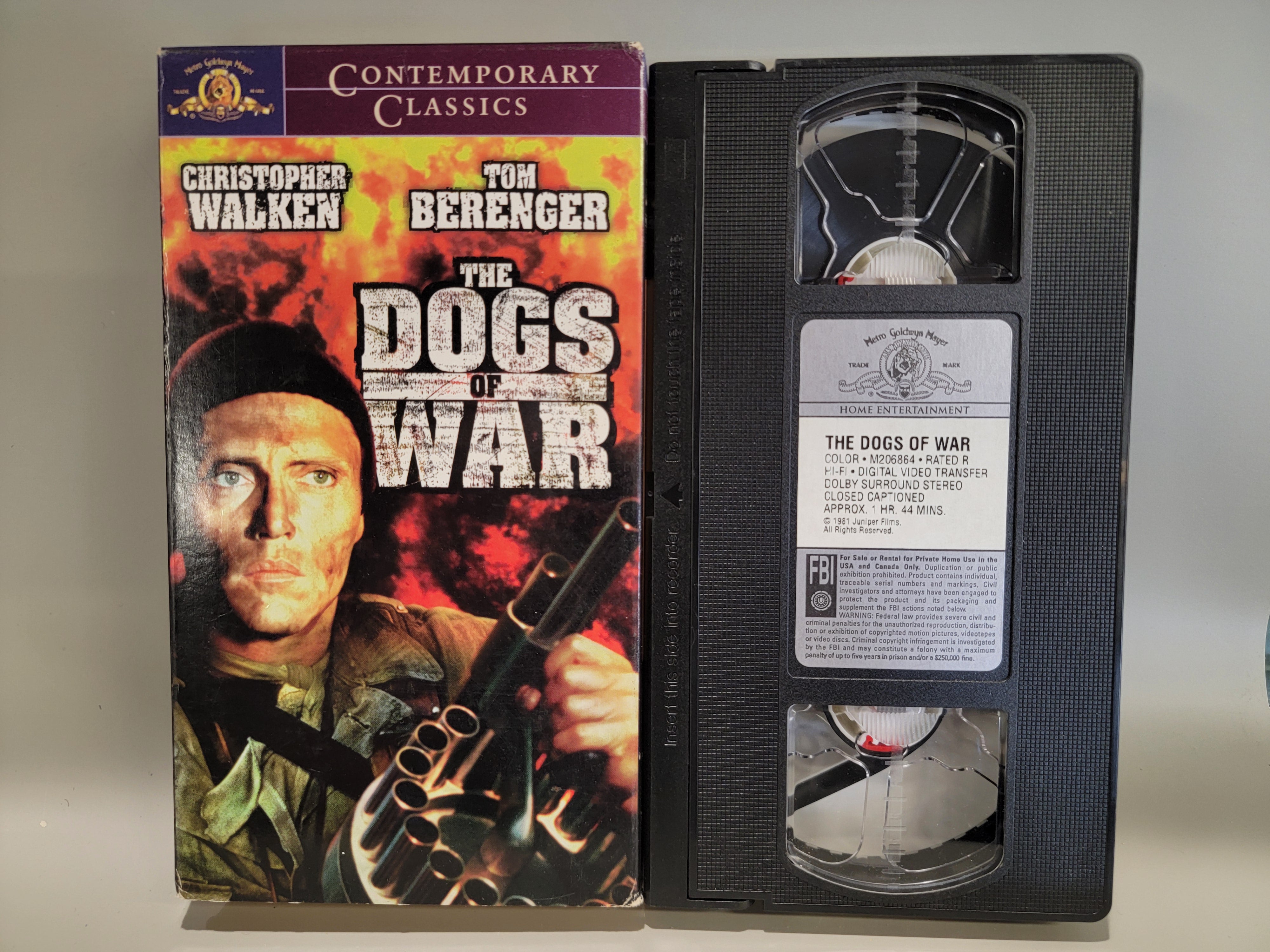 THE DOGS OF WAR VHS [USED]