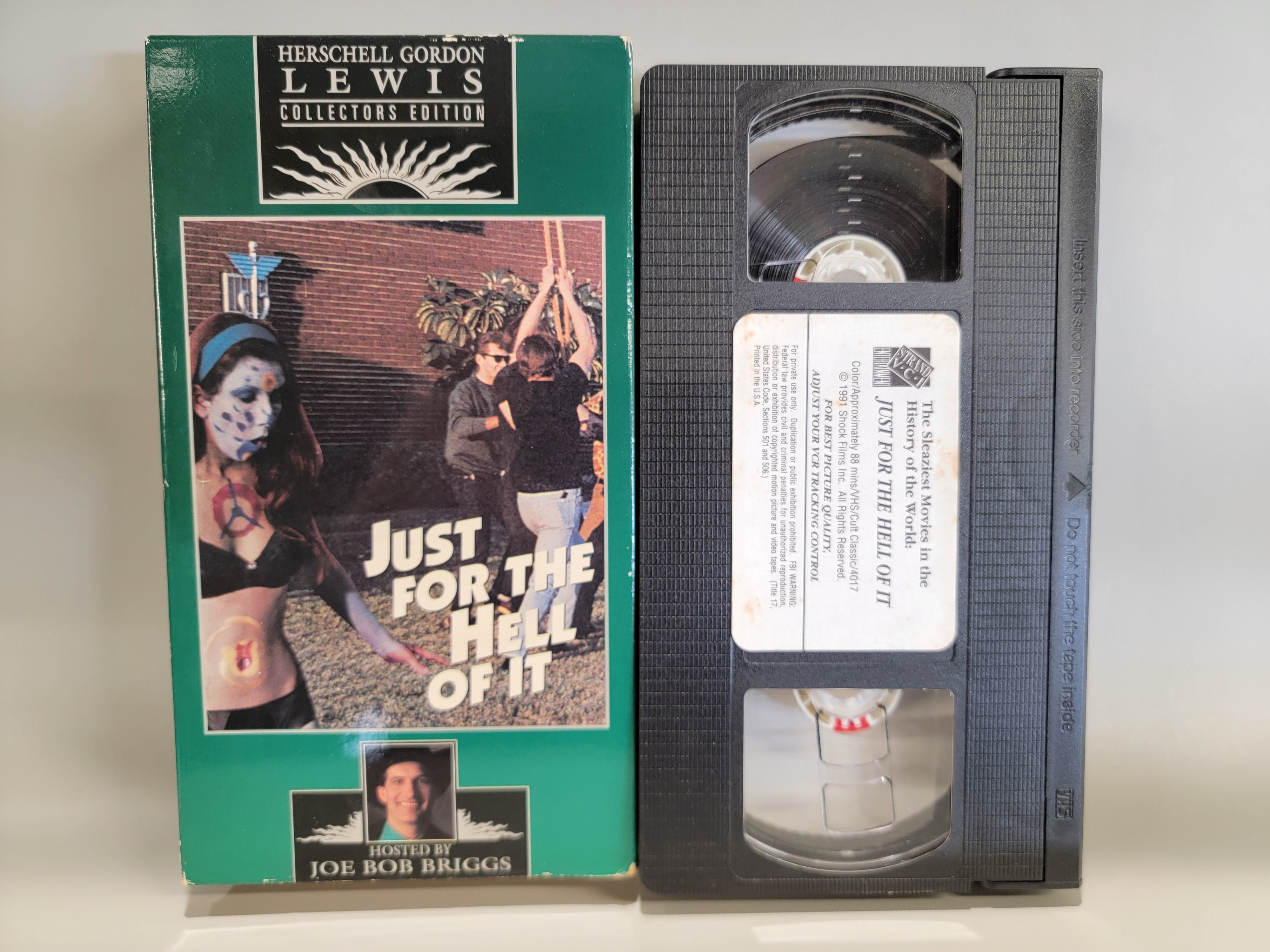 JUST FOR THE HELL OF IT VHS [USED]