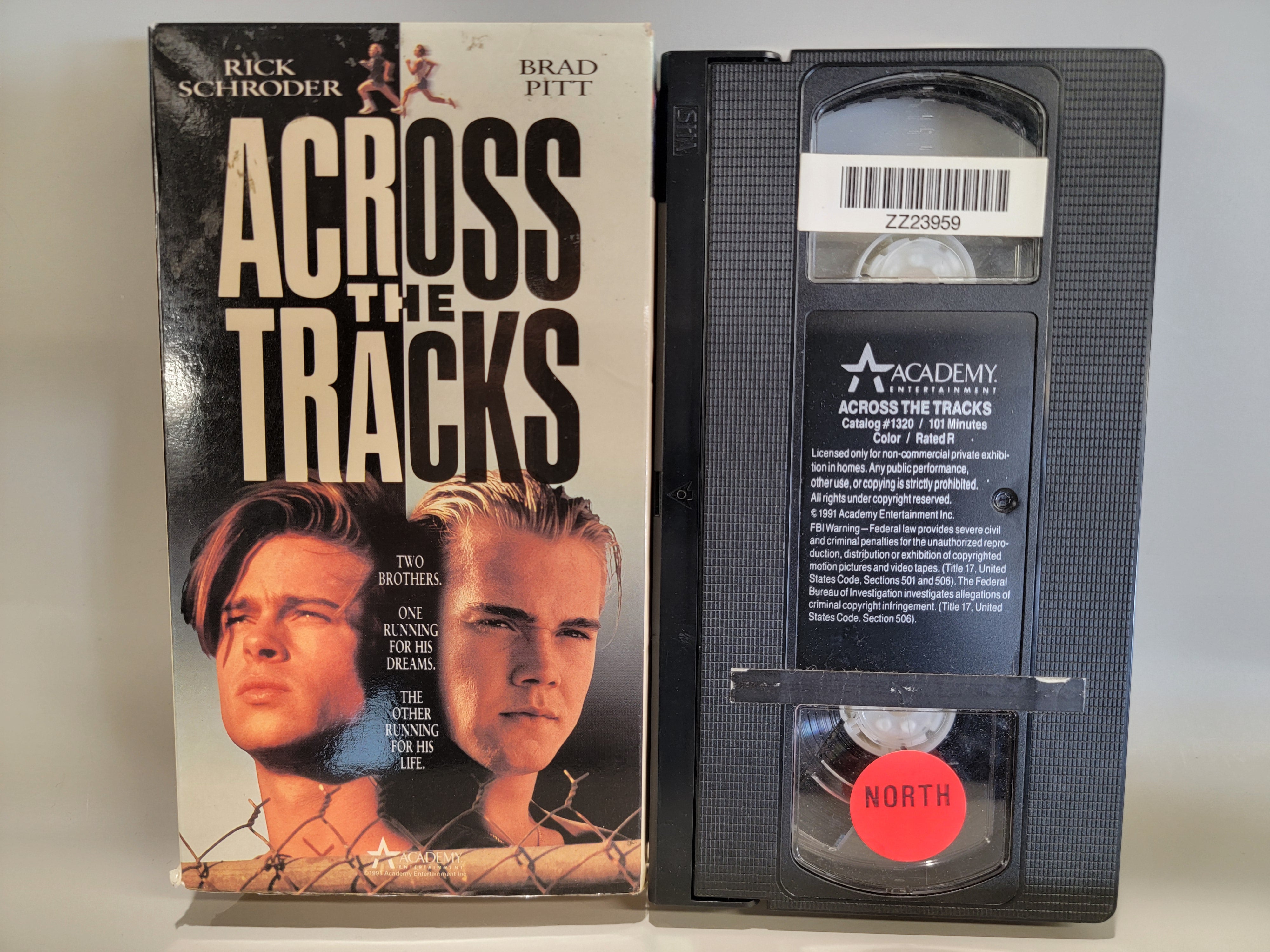 ACROSS THE TRACKS VHS [USED]