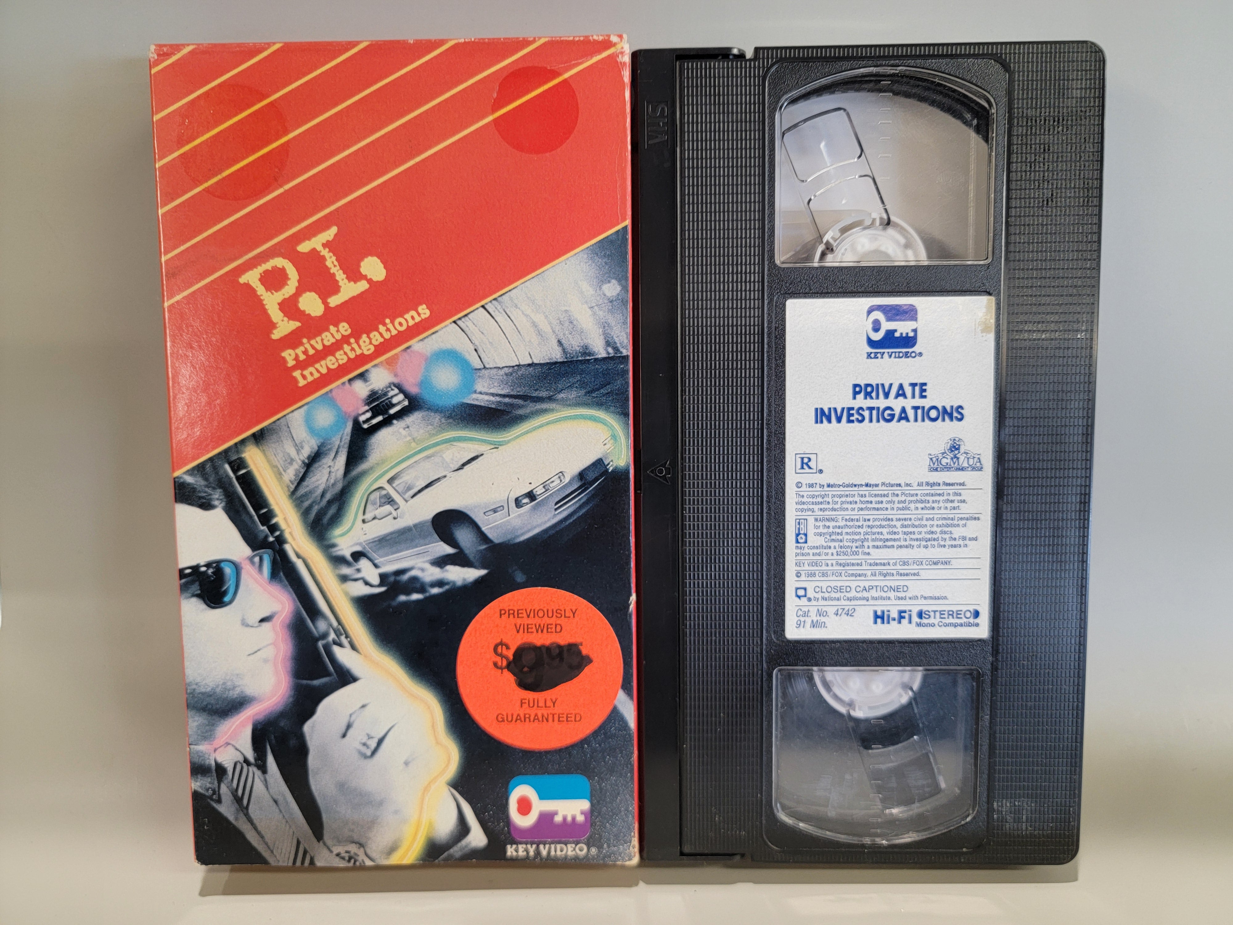 PRIVATE INVESTIGATIONS VHS [USED]