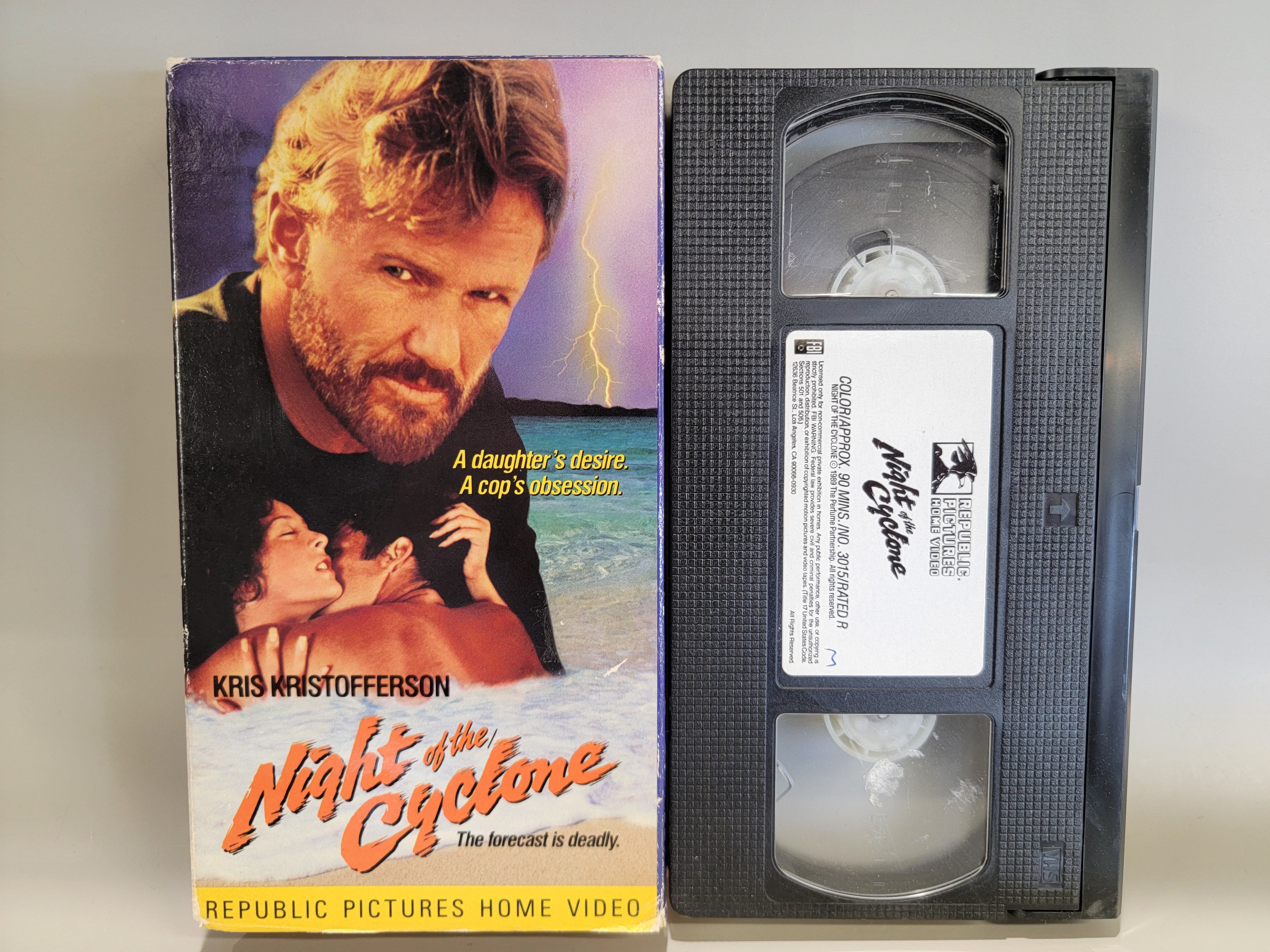NIGHT OF THE CYCLONE VHS [USED]