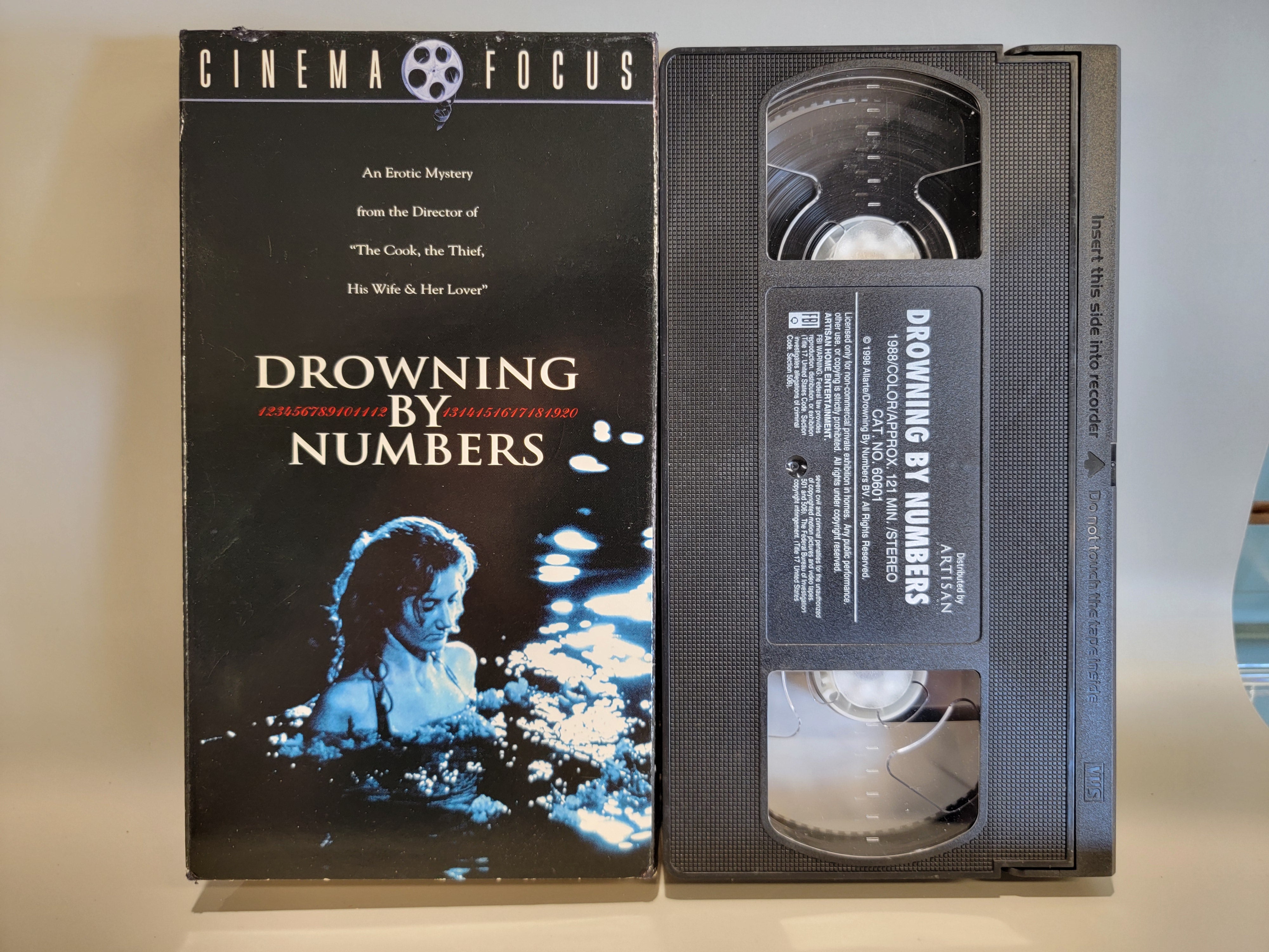 DROWNING BY NUMBERS VHS [USED]