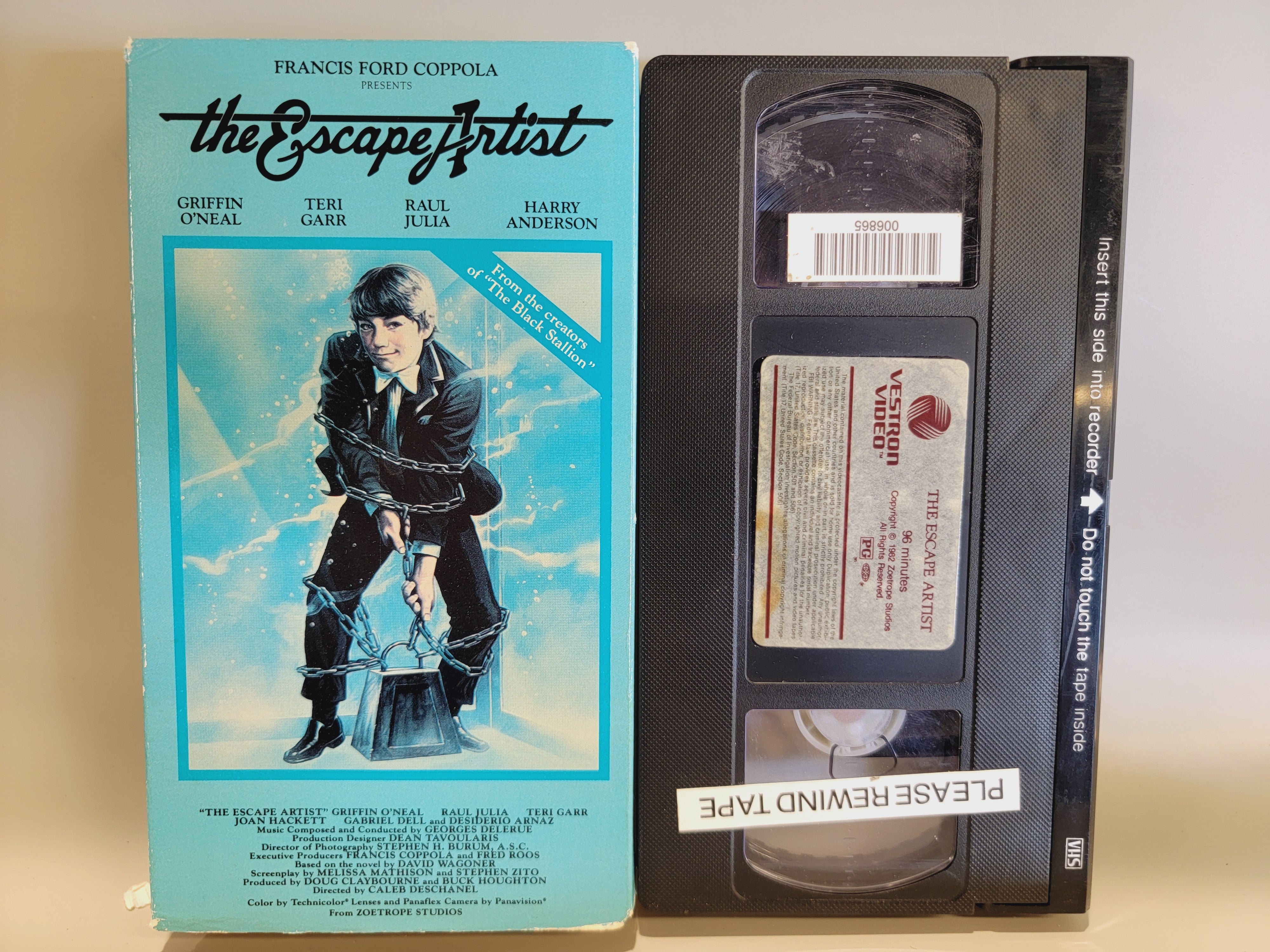 THE ESCAPE ARTIST VHS [USED]