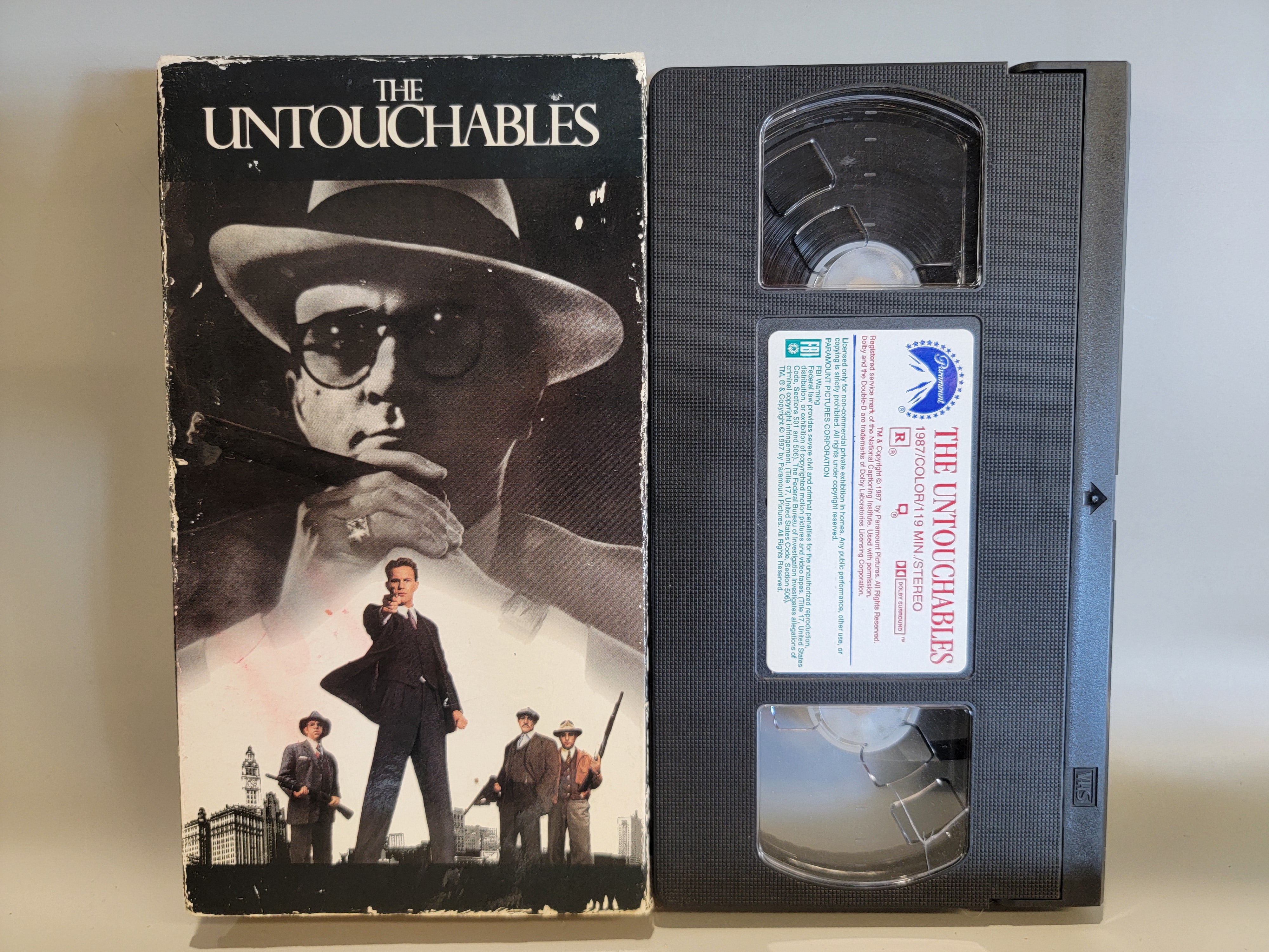 THE UNTOUCHABLES VHS [USED]