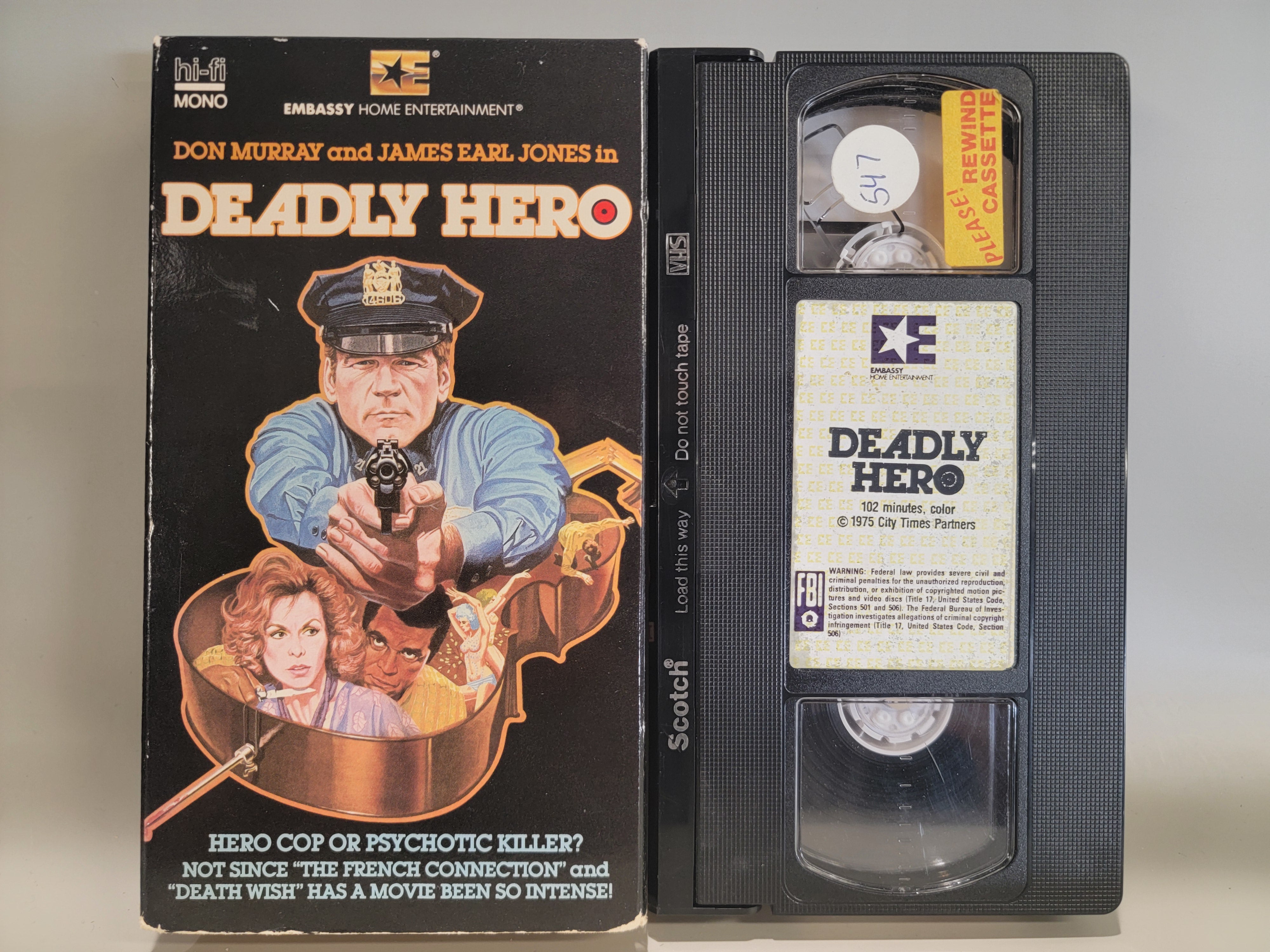 DEADLY HERO VHS [USED]
