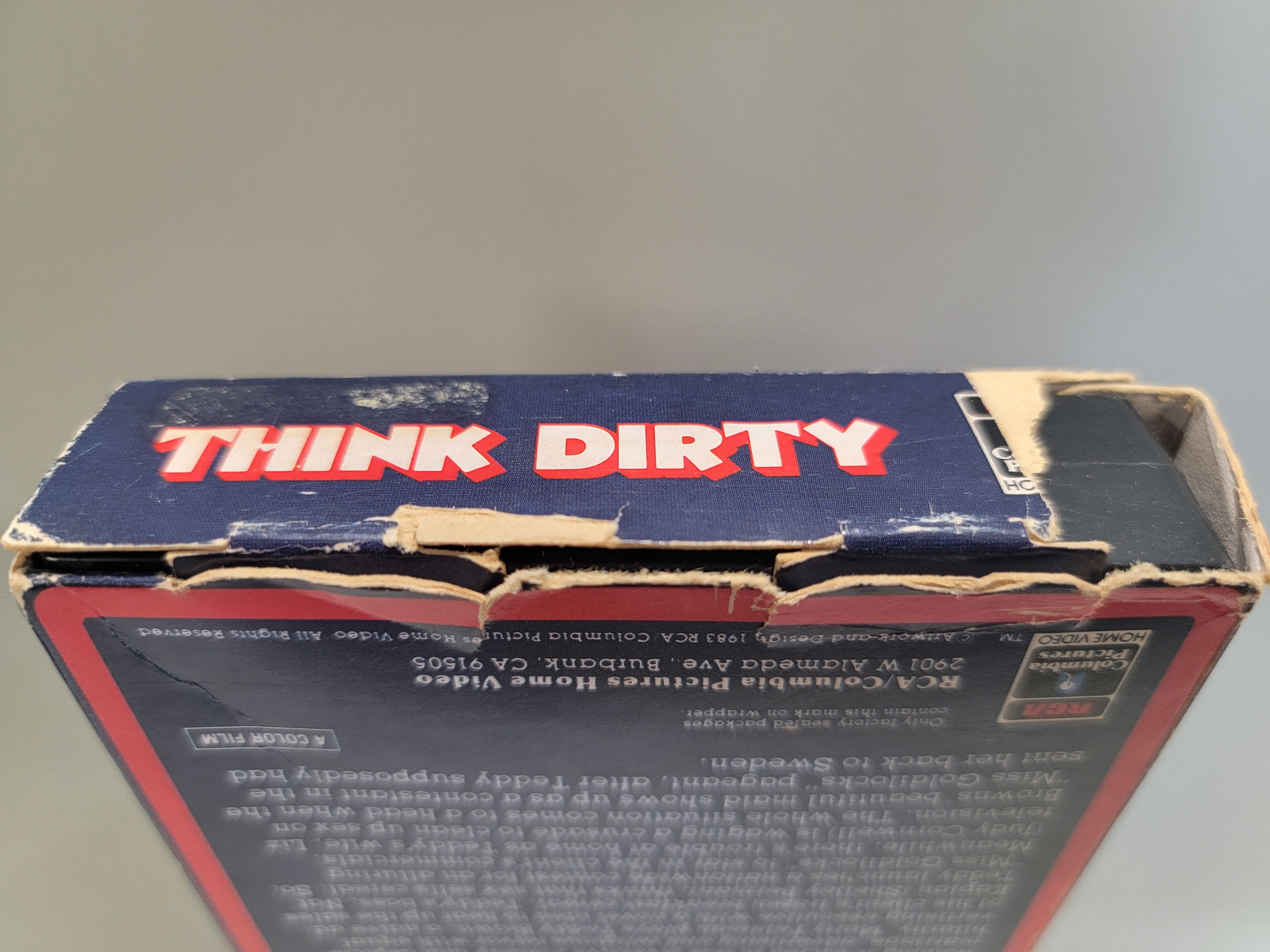 THINK DIRTY VHS [USED]