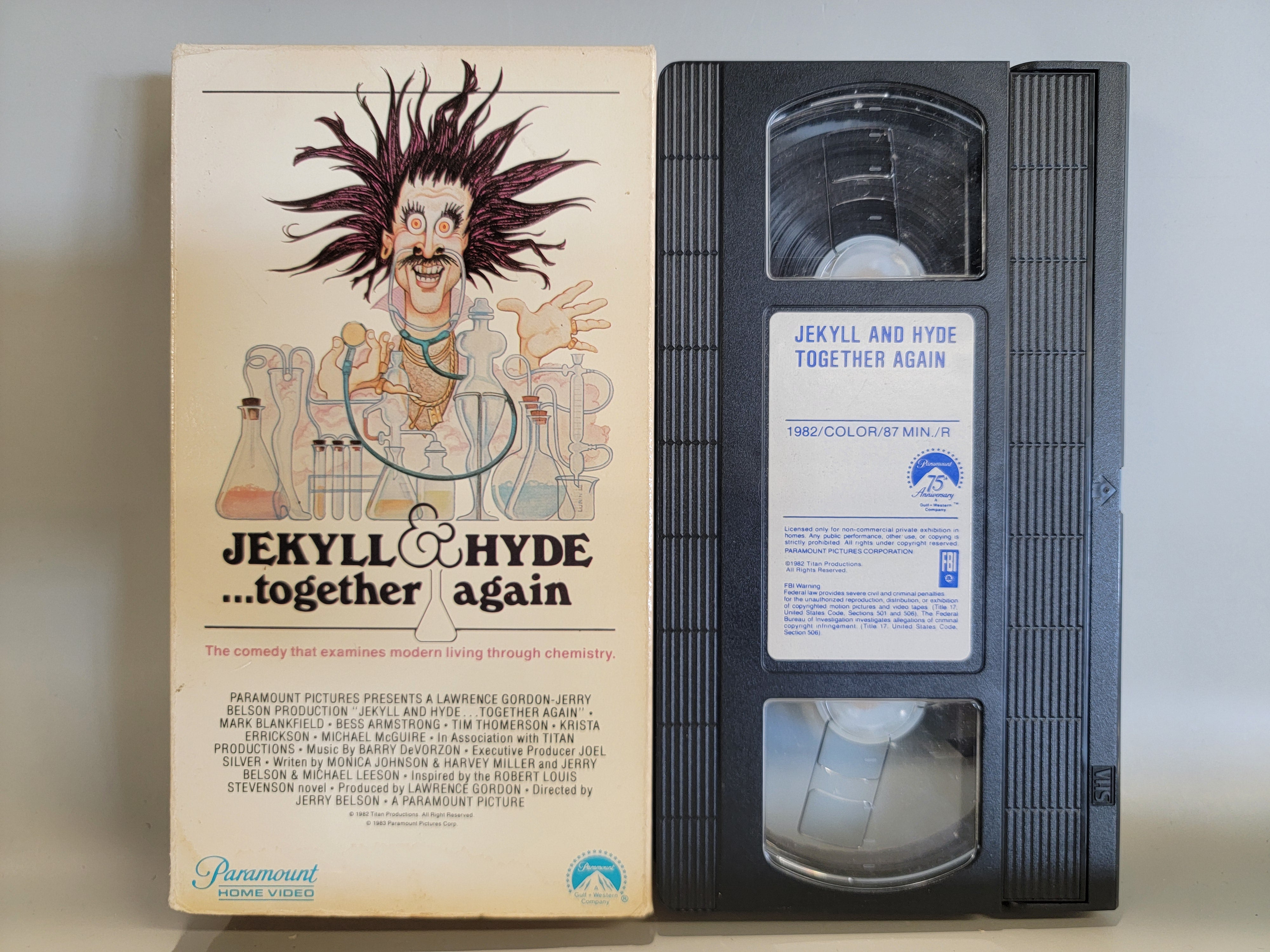 JEKYLL AND HYDE TOGETHER AGAIN VHS [USED]