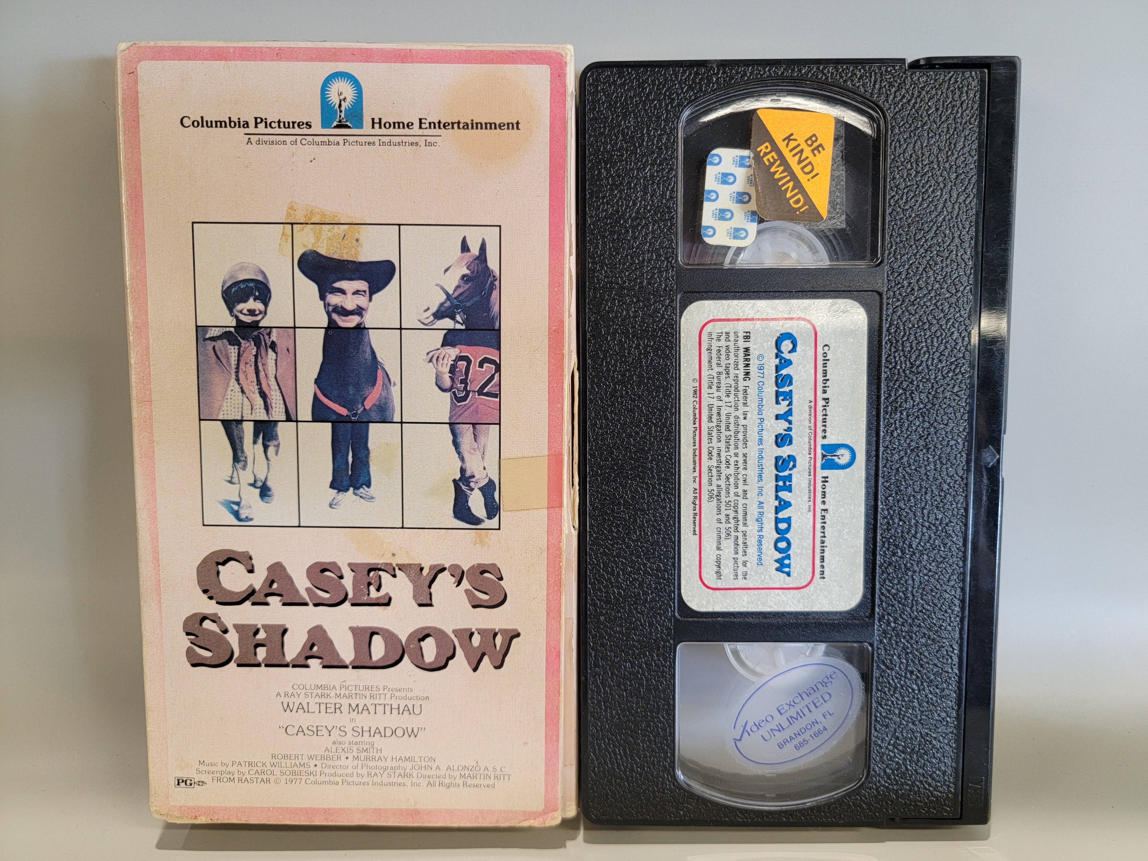 CASEY'S SHADOW VHS [USED]