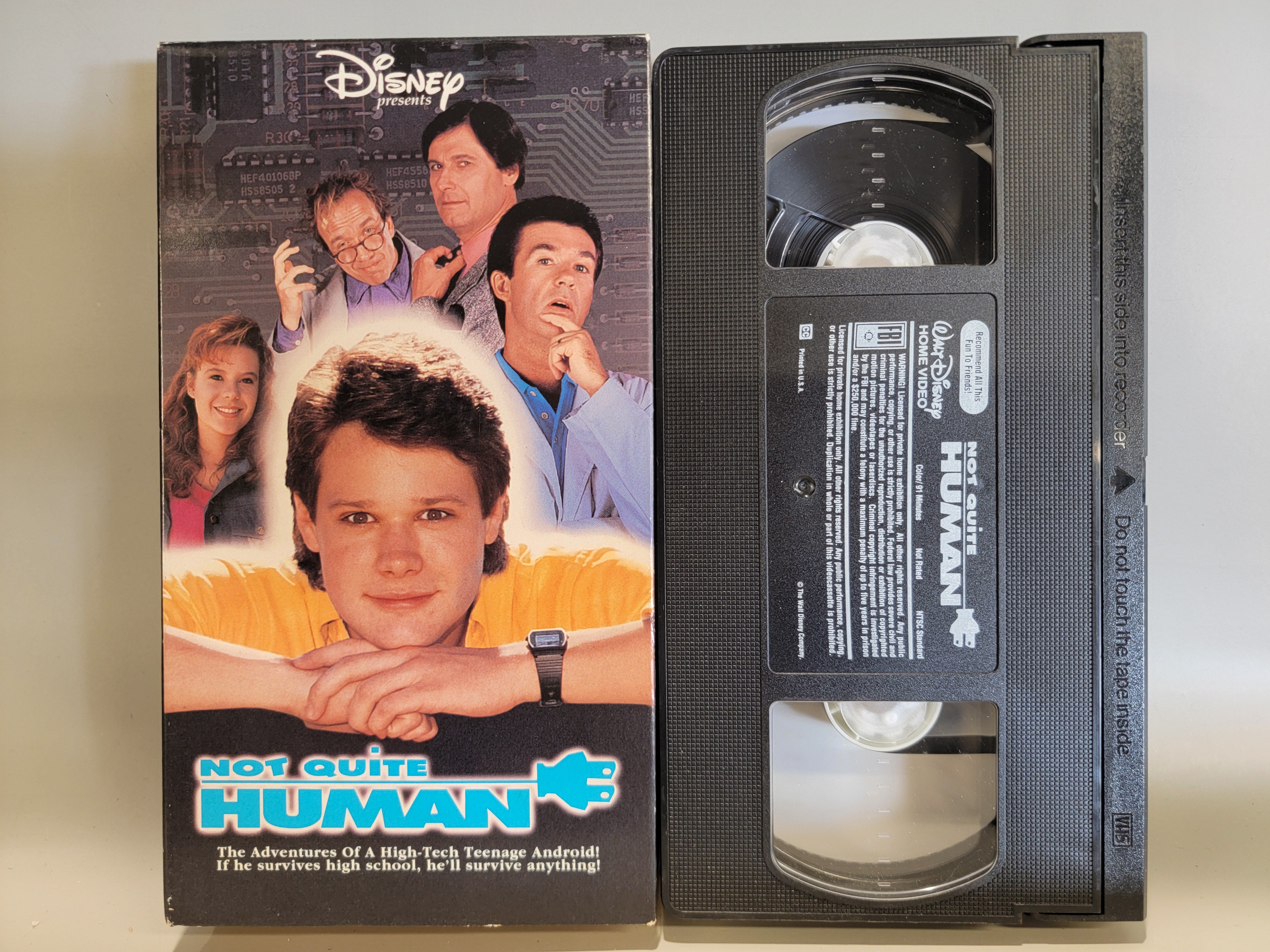 NOT QUITE HUMAN VHS [USED]
