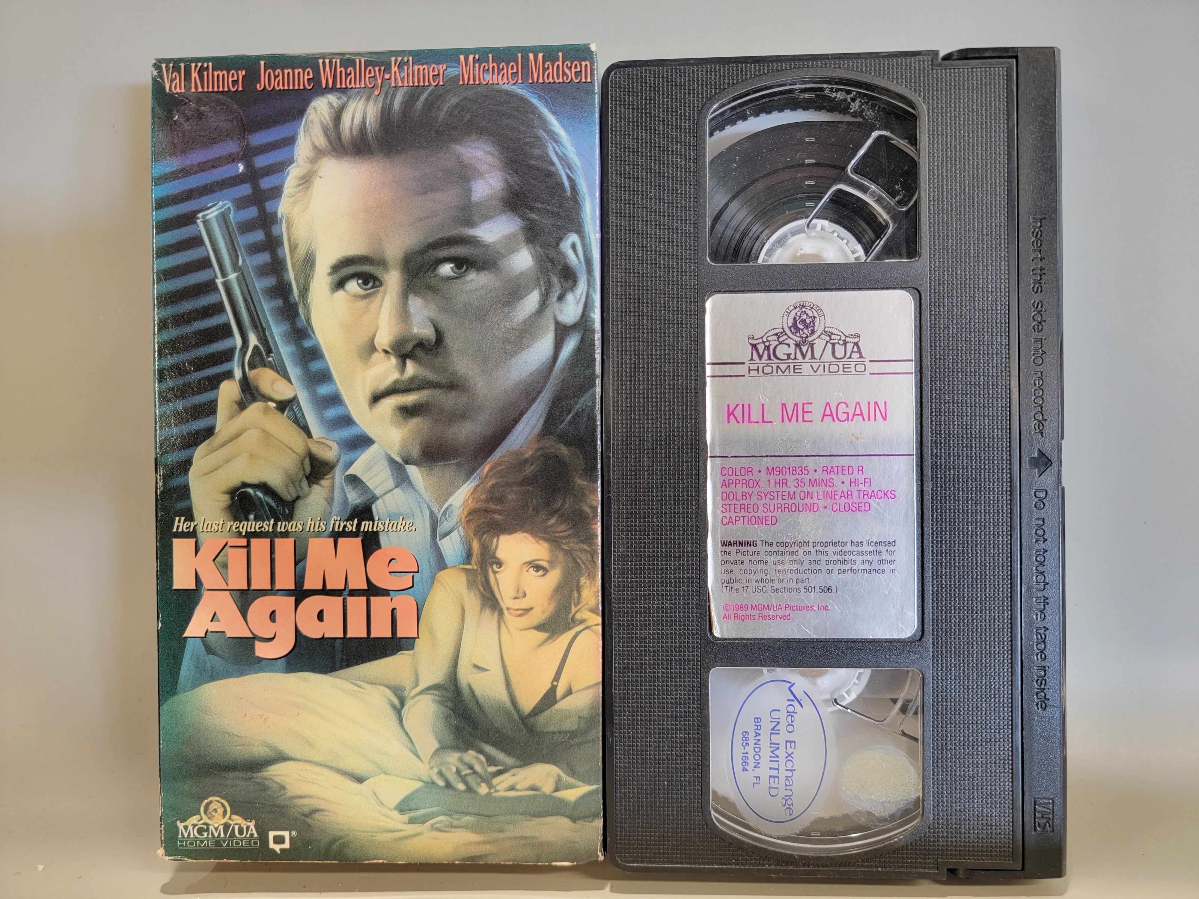 KILL ME AGAIN VHS [USED]