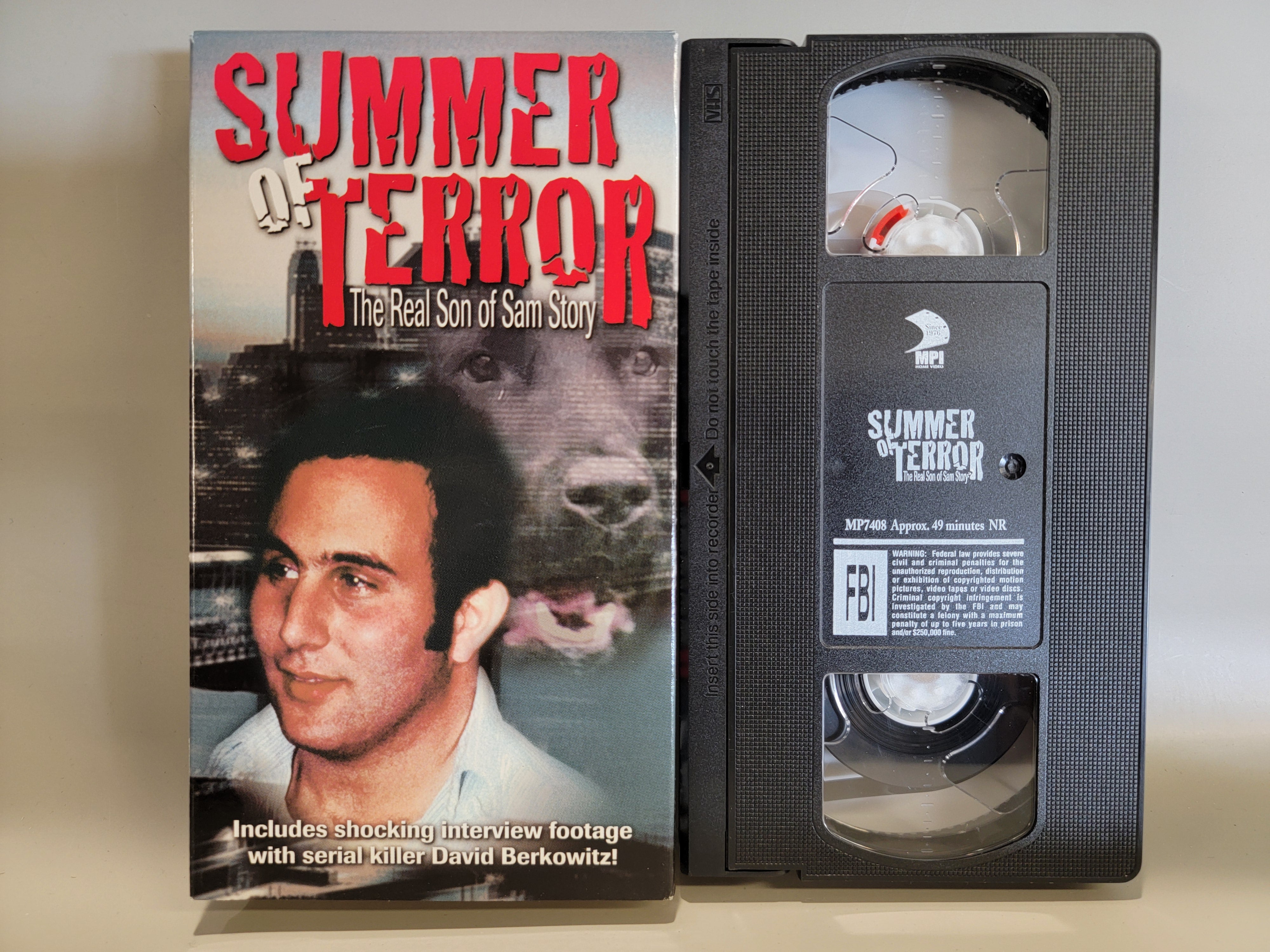 SUMMER OF TERROR: THE REAL SON OF SAM STORY VHS [USED]
