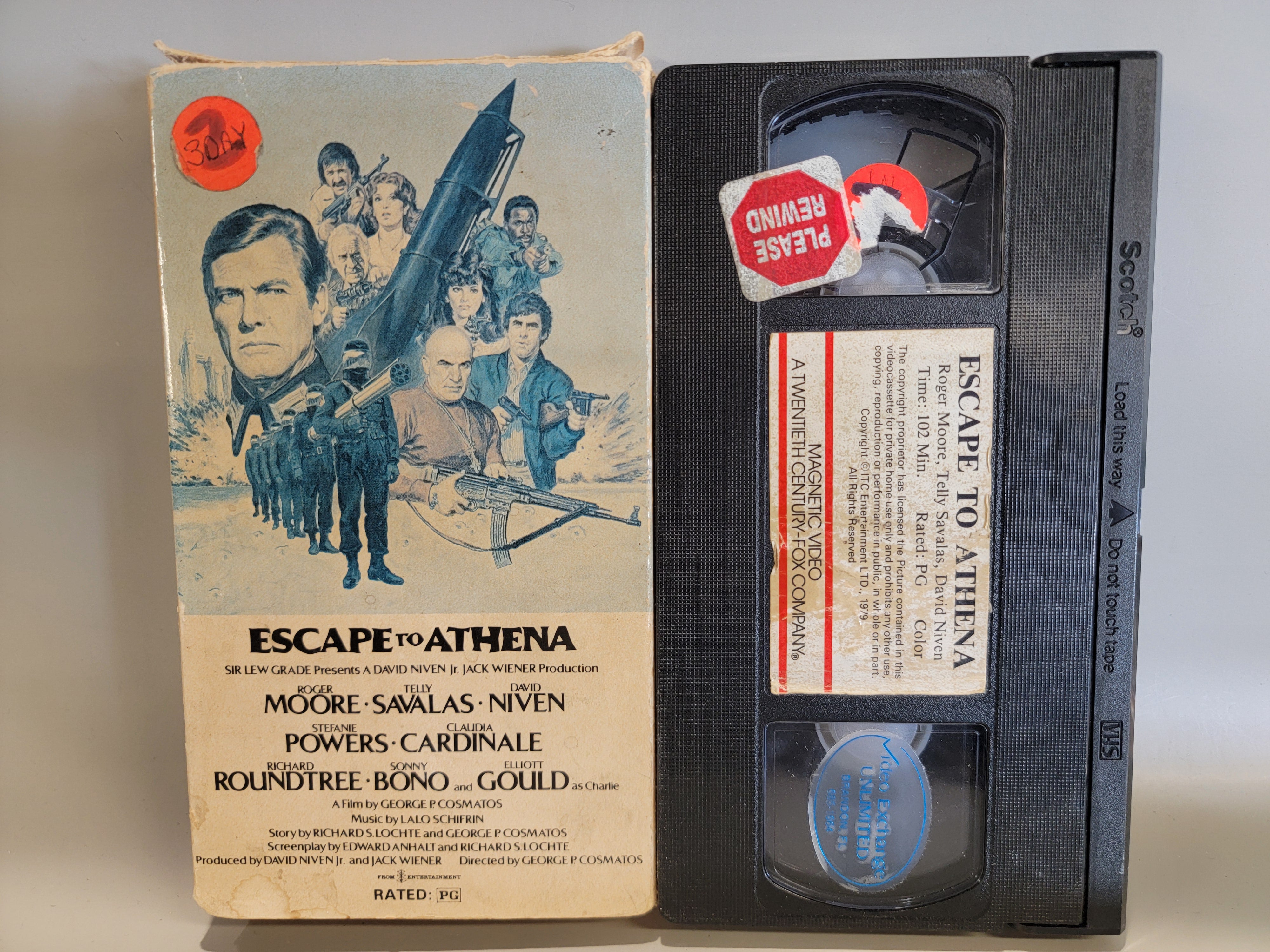 ESCAPE TO ATHENA VHS [USED]