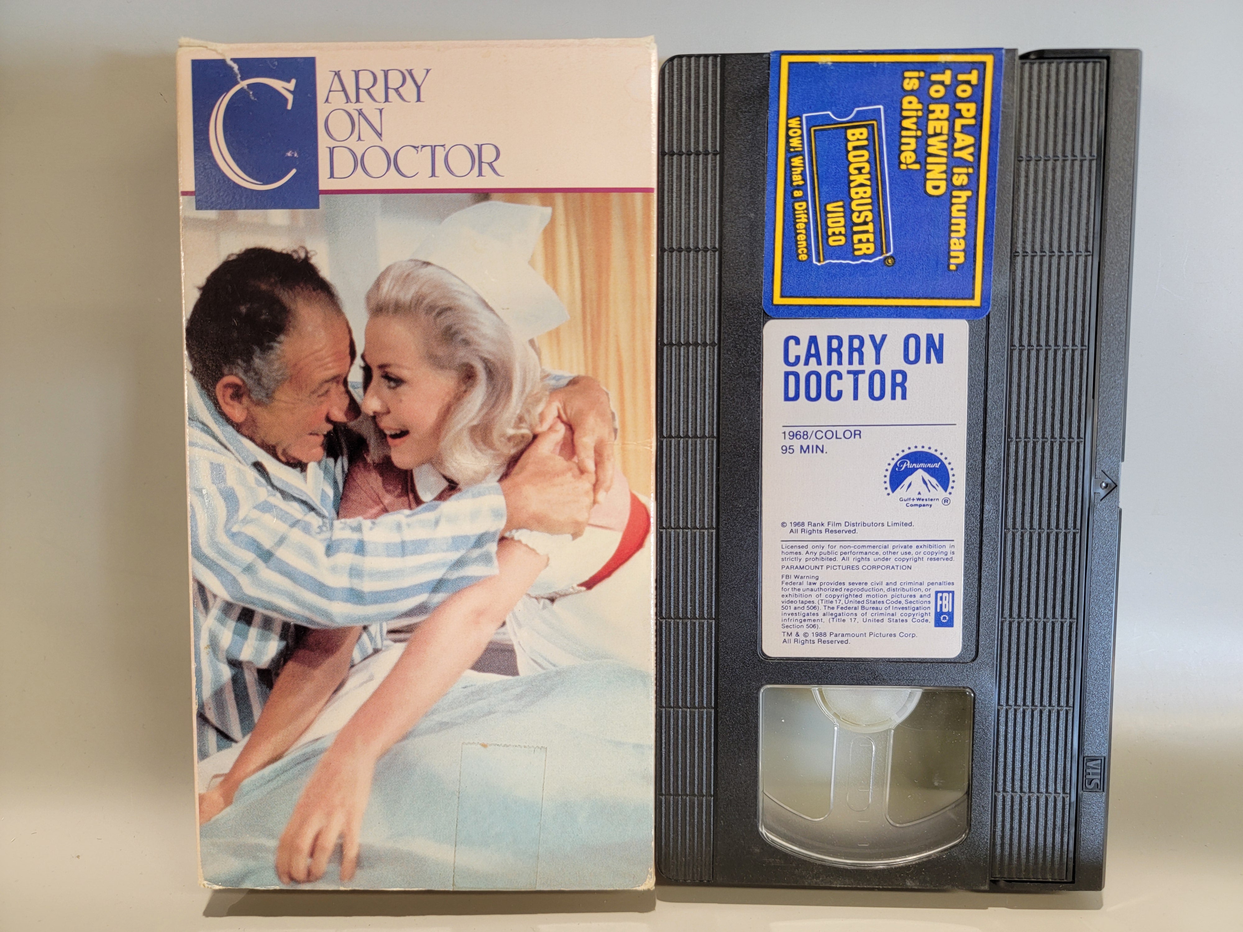 CARRY ON DOCTOR VHS [USED]