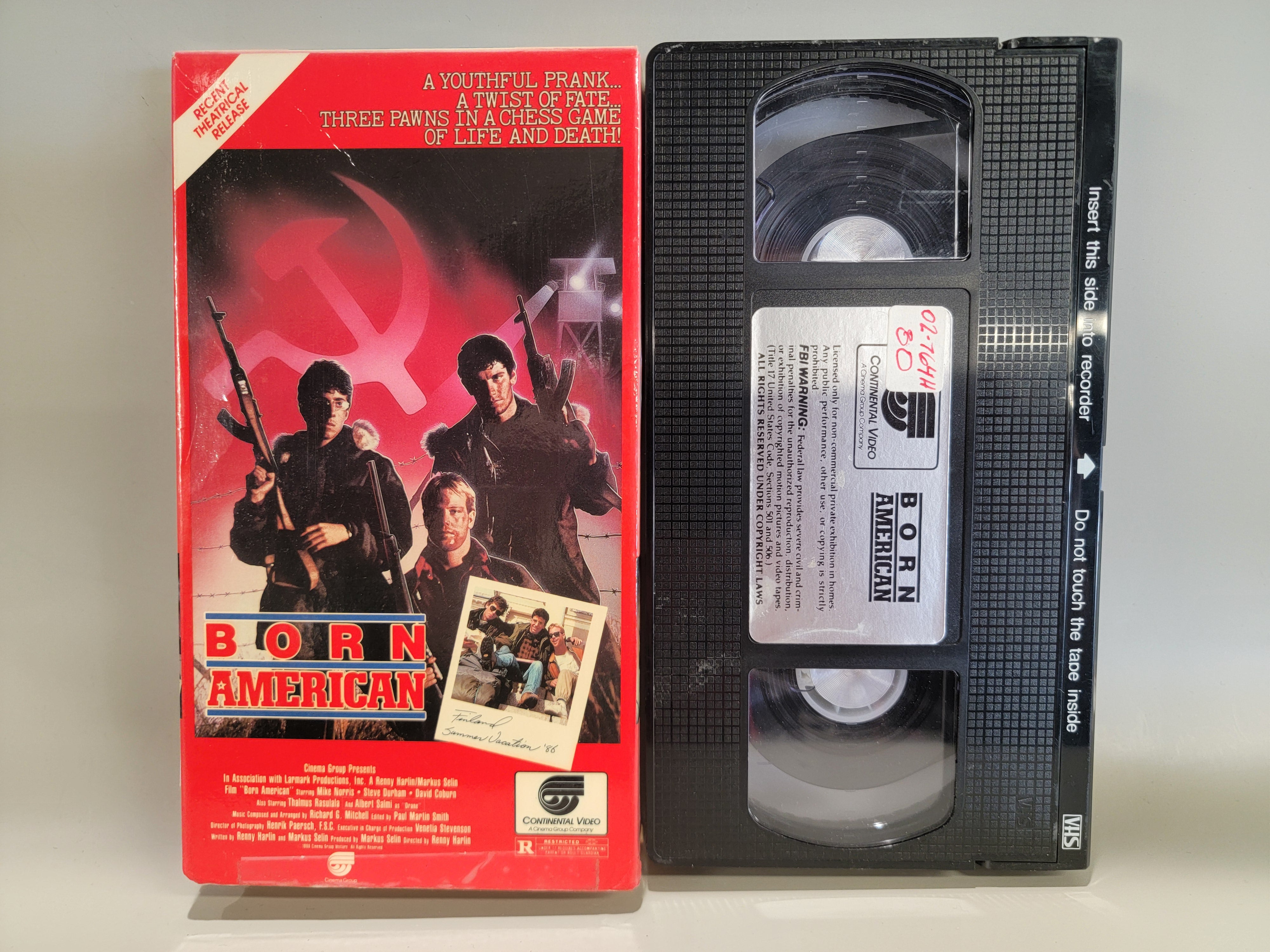 BORN AMERICAN VHS [USED]