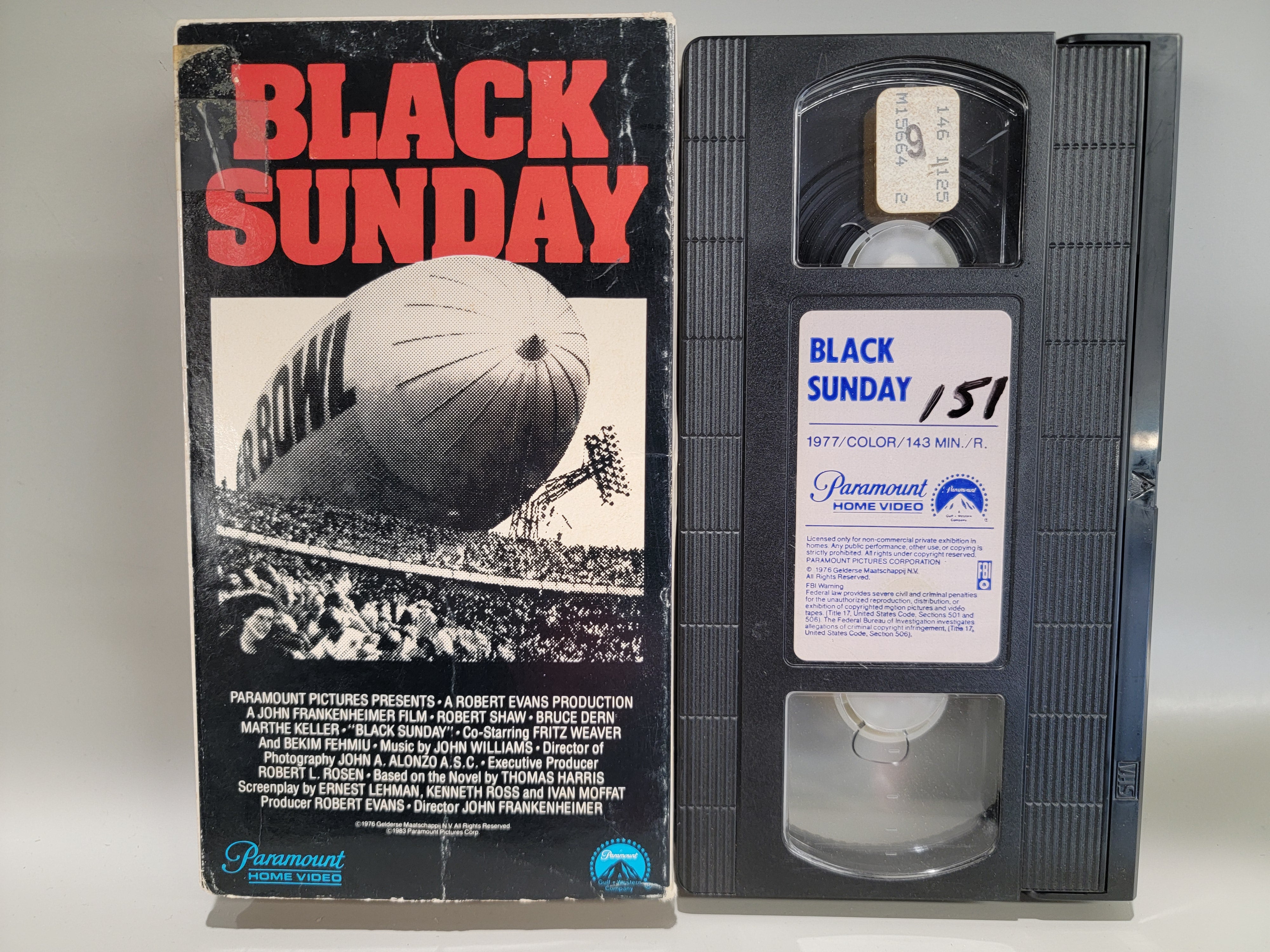 BLACK SUNDAY VHS [USED]