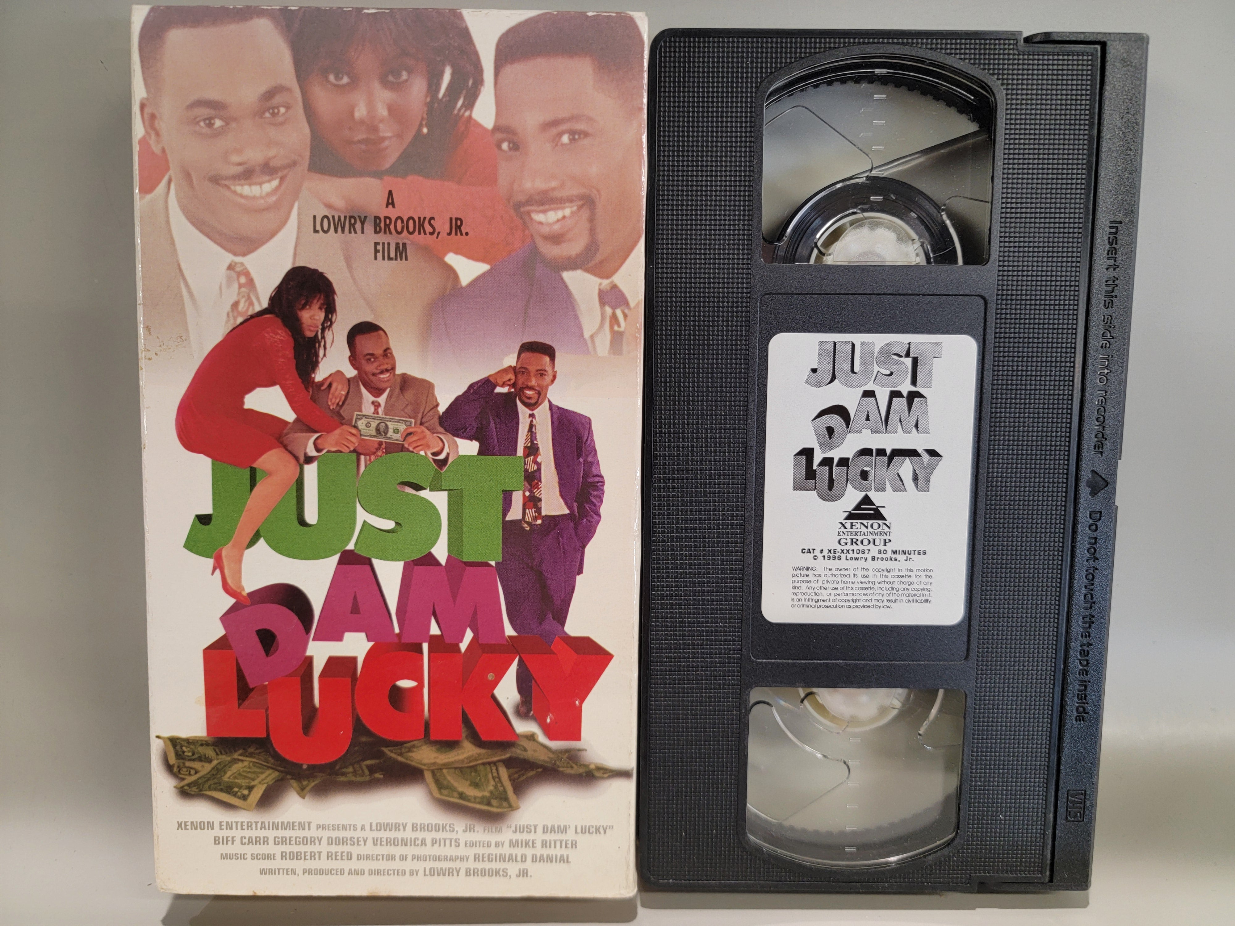 JUST DAM LUCKY VHS [USED]