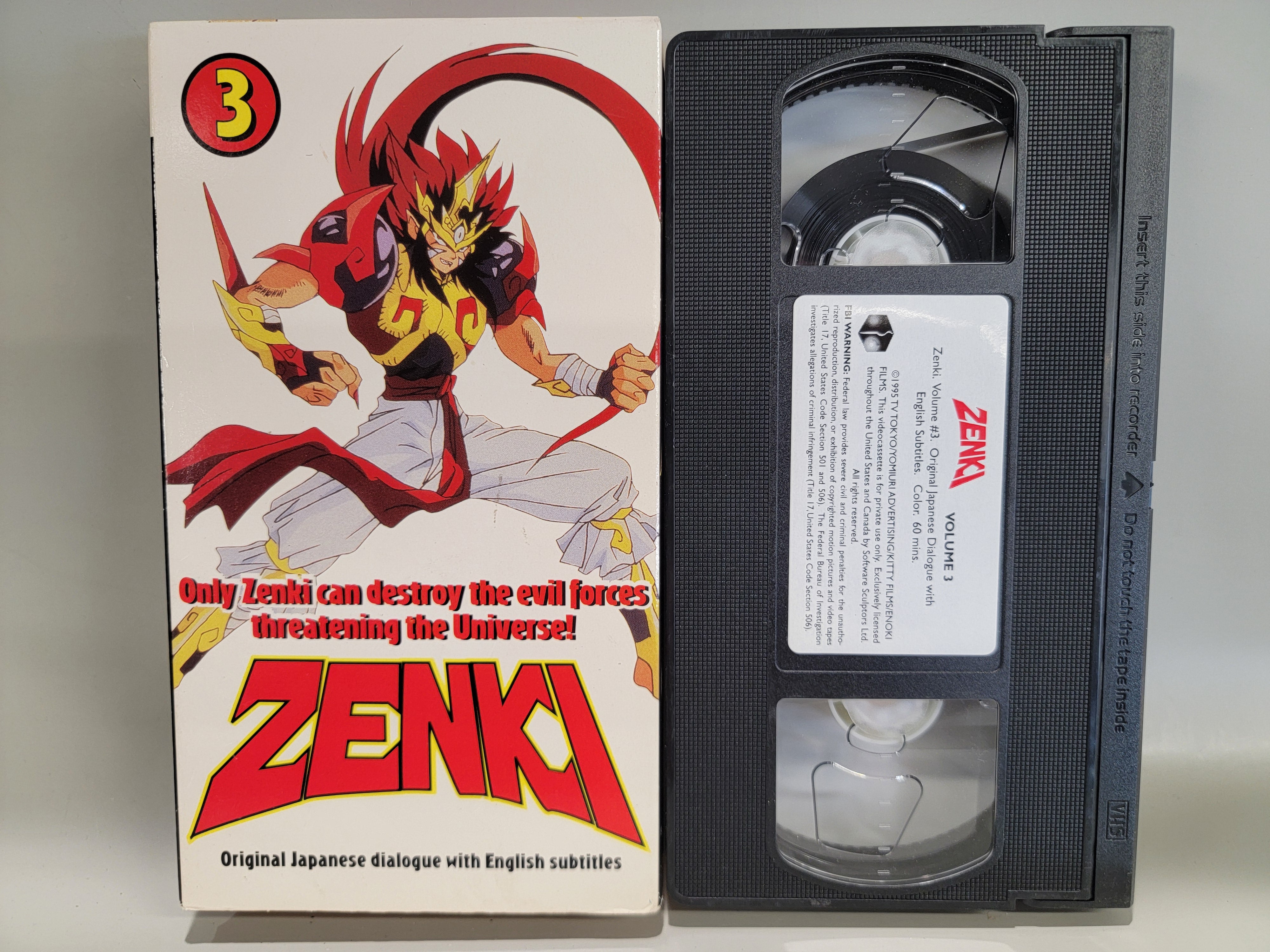 ZENKI VOLUME 3 VHS [USED]