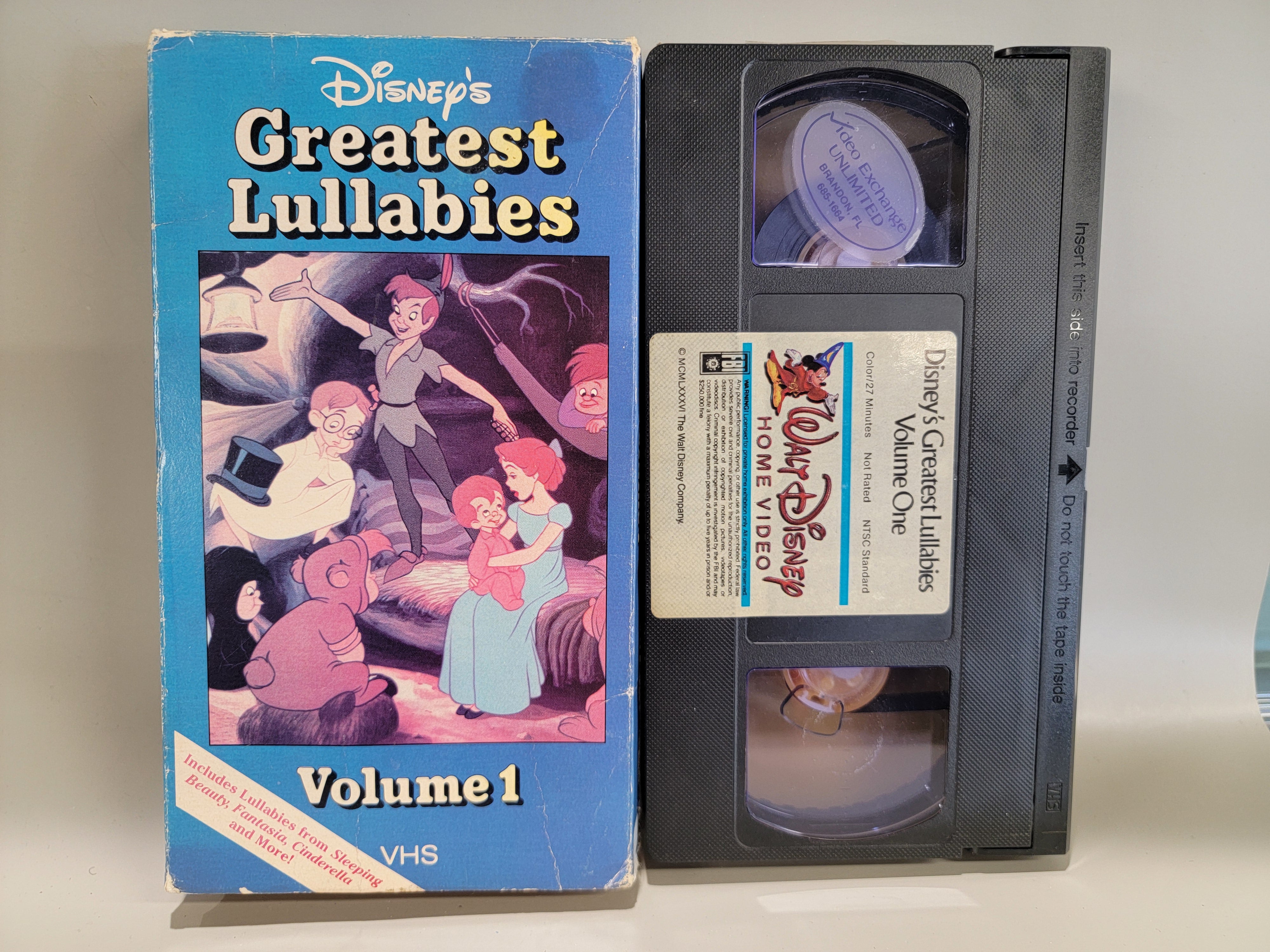 DISNEY'S GREATEST LULLABIES VOLUME 1 VHS [USED]