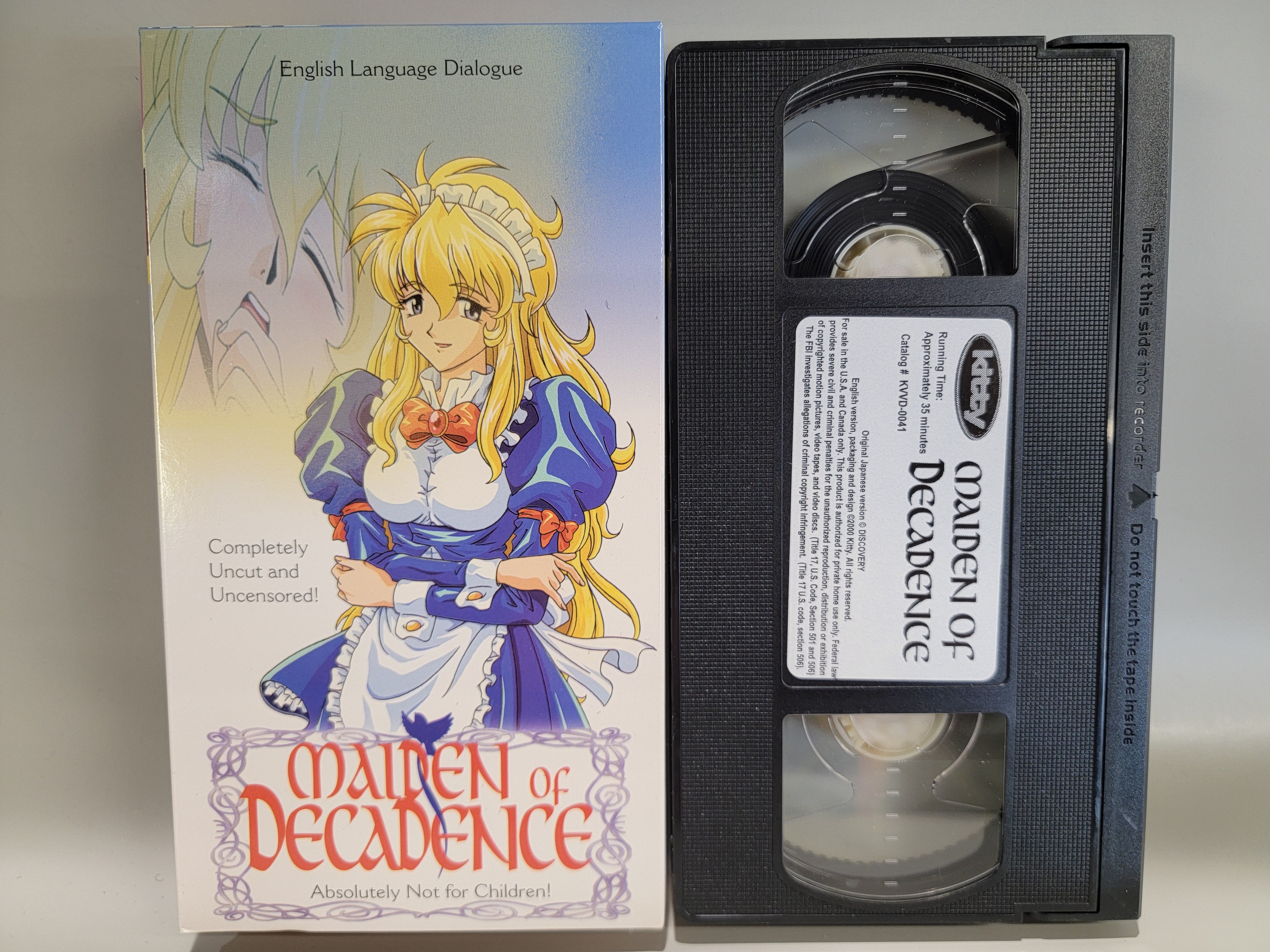 MAIDEN OF DECADENCE VHS [USED]