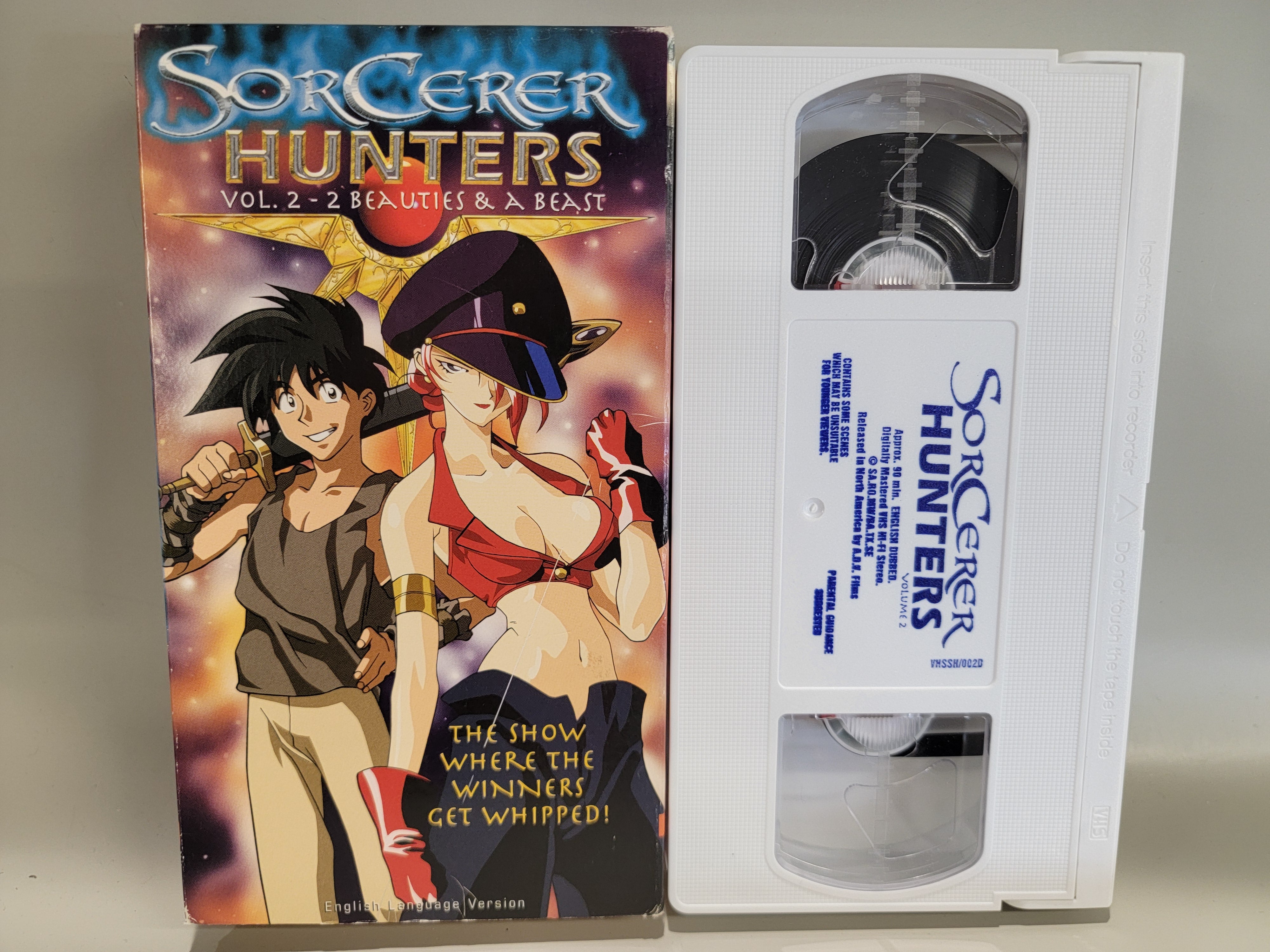SORCERER HUNTERS VOLUME 2: 2 BEAUTIES AND A BEAST VHS [USED]