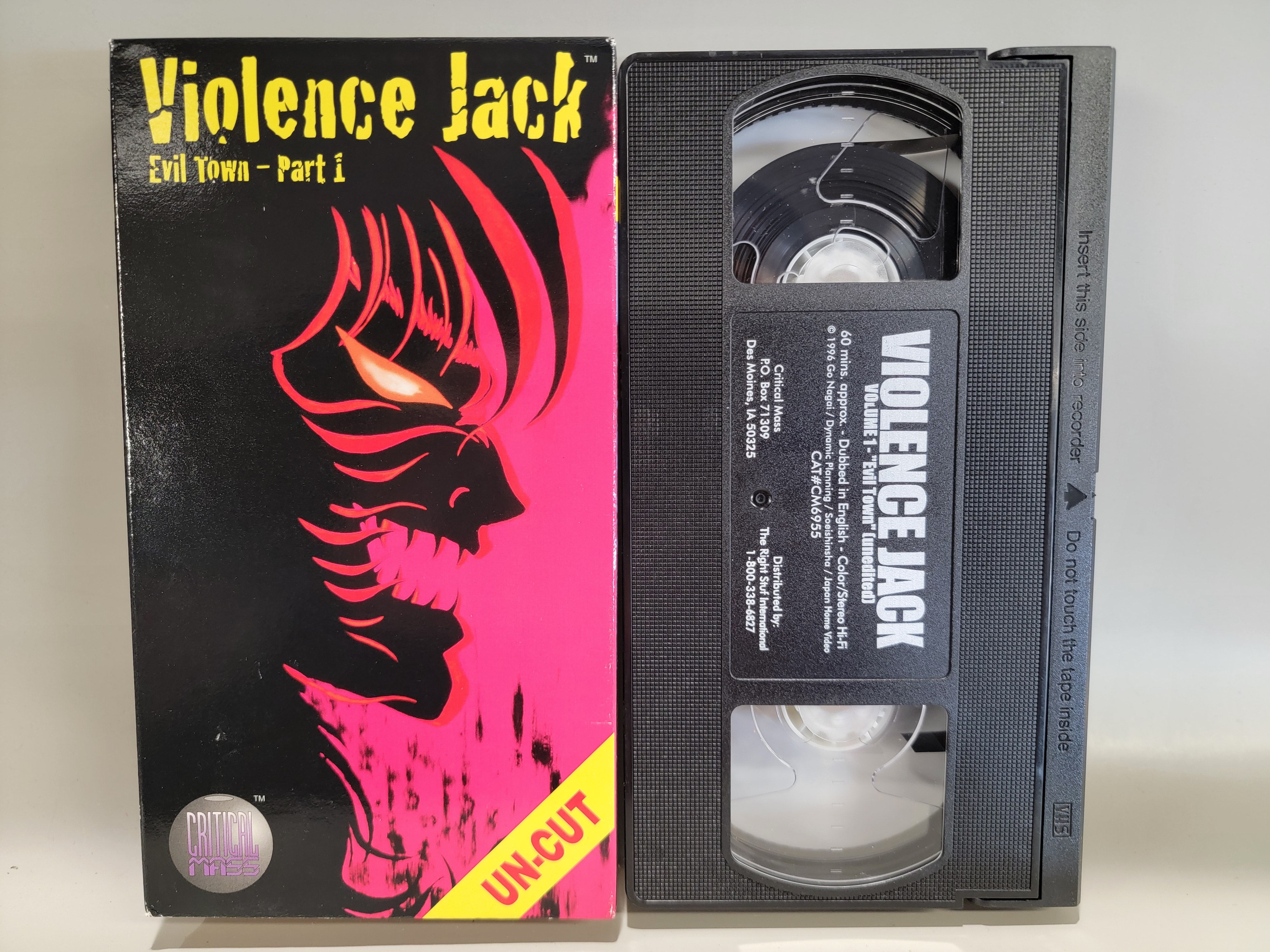 VIOLENCE JACK: EVIL TOWN PART 1 VHS [USED]