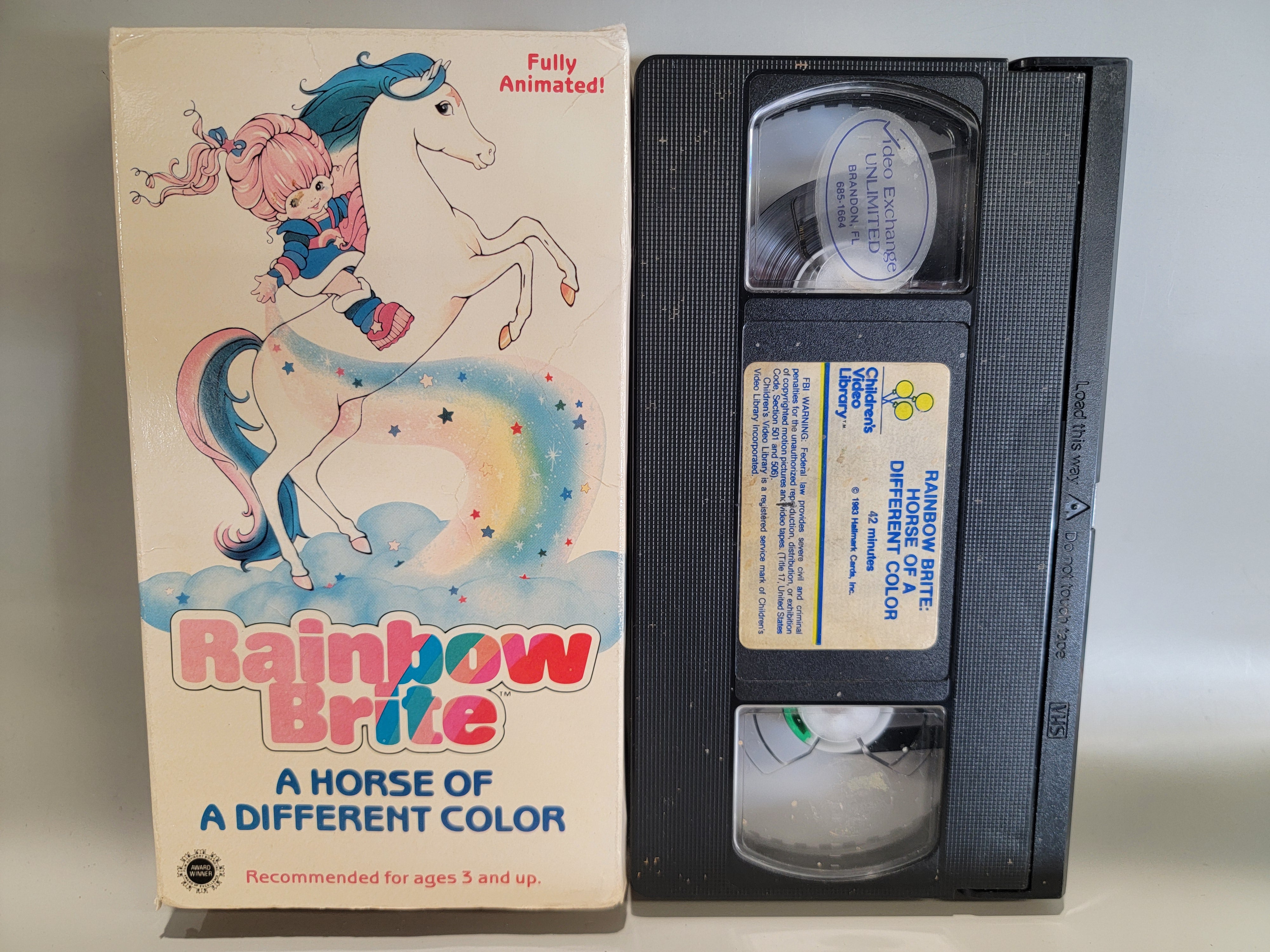 RAINBOW BRITE: A HORSE OF A DIFFERENT COLOR VHS [USED]