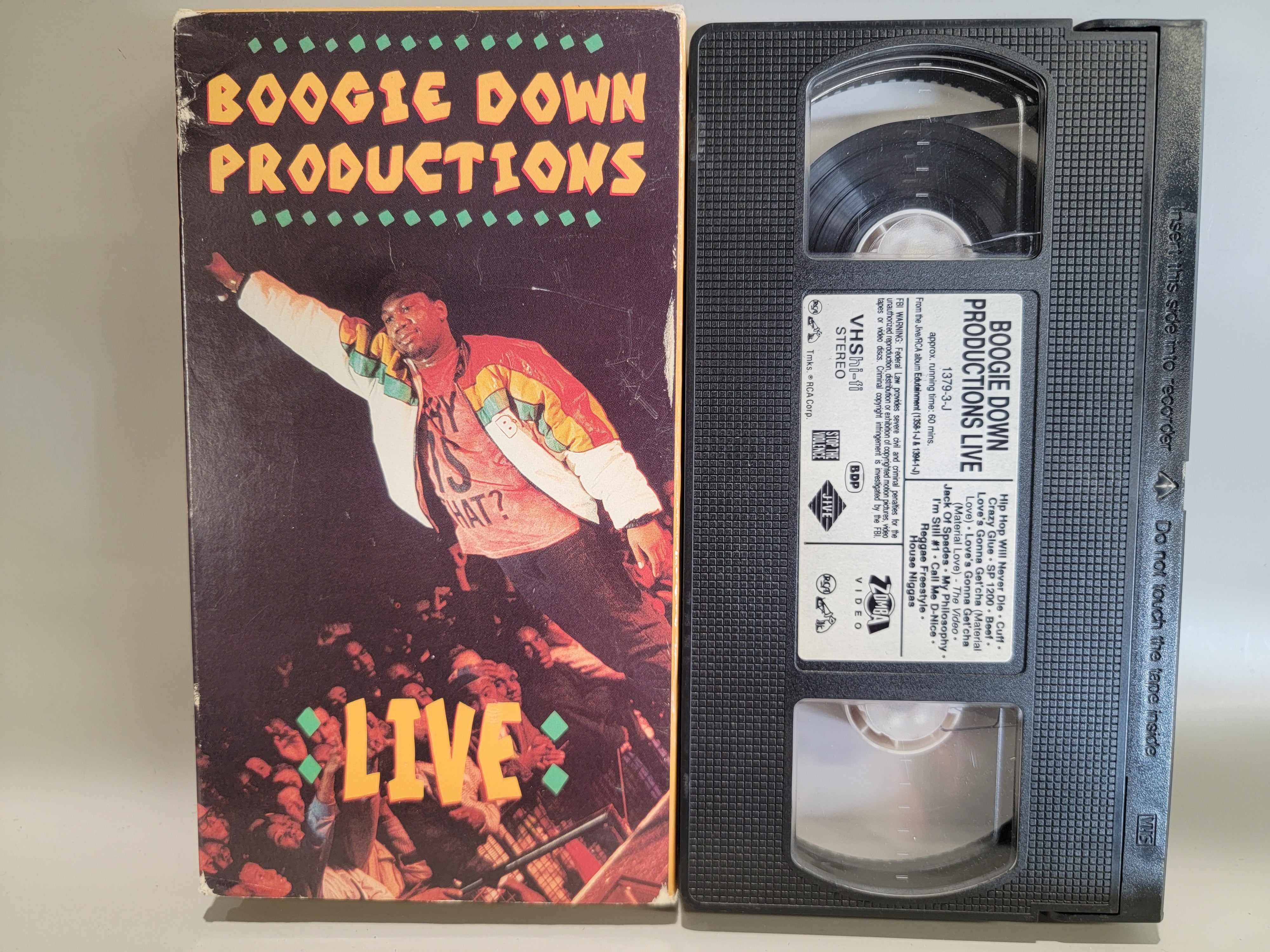 BOOGIE DOWN PRODUCTIONS: LIVE VHS [USED]