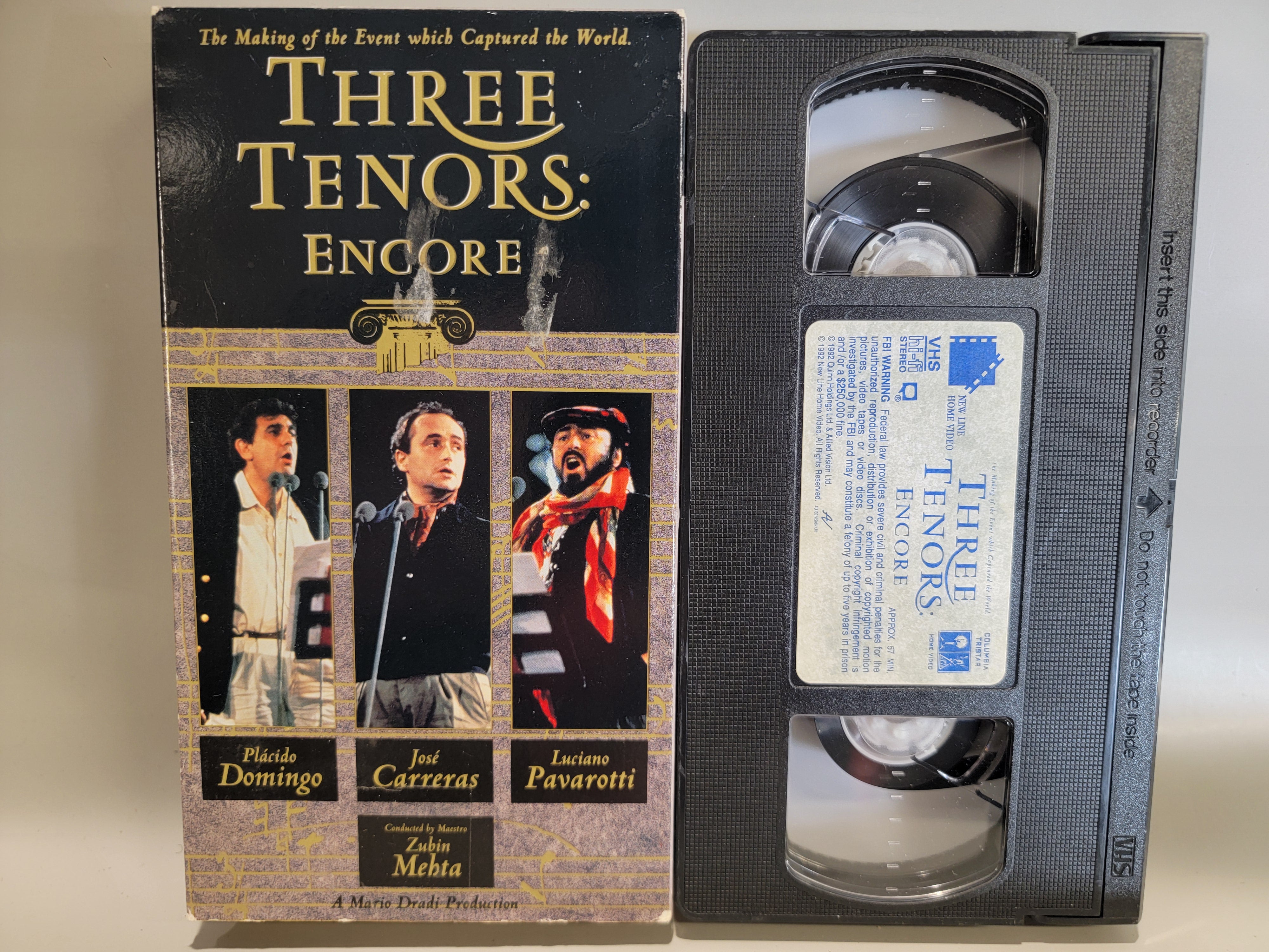 THREE TENORS: ENCORE VHS [USED]