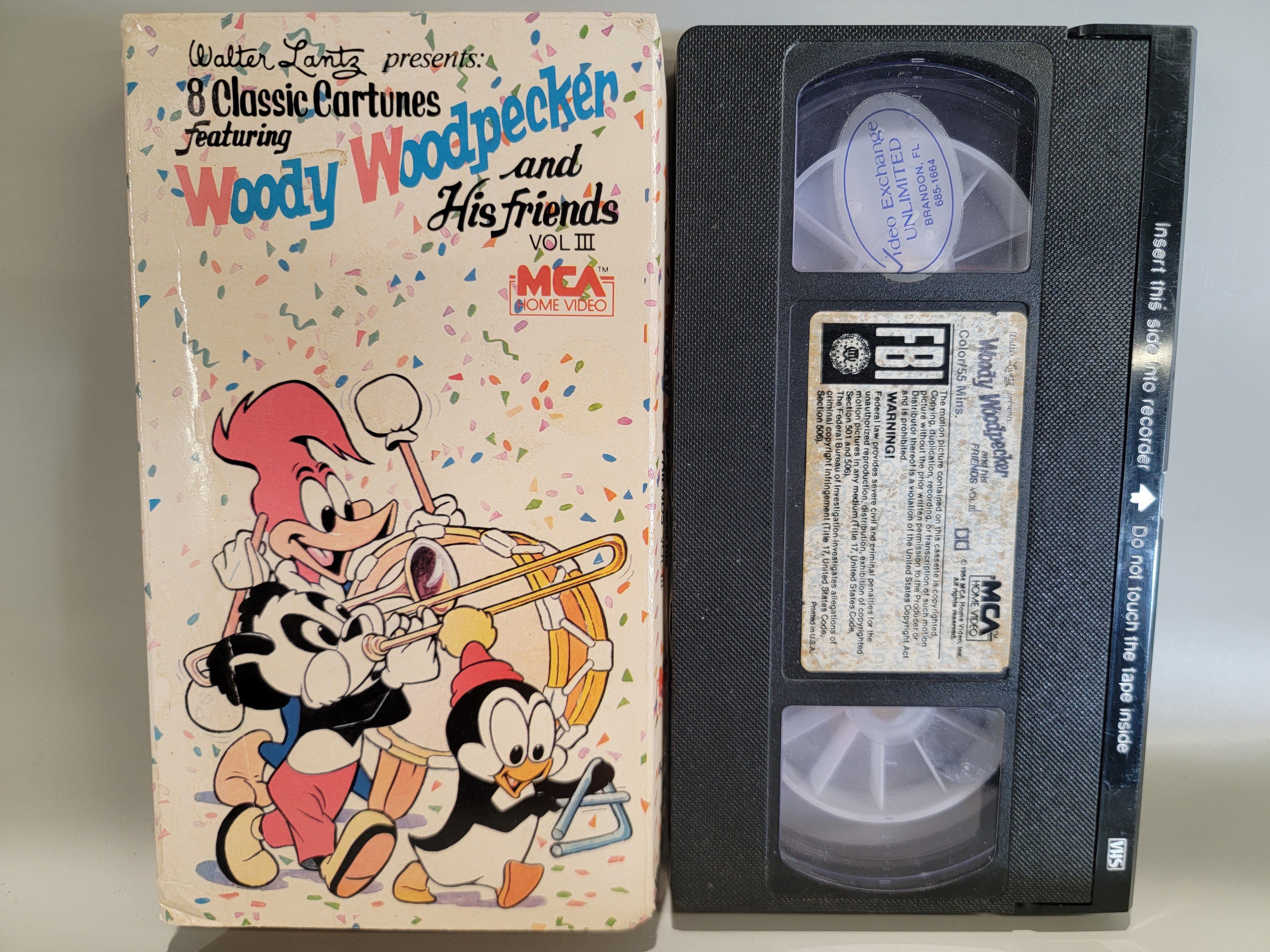 WOODY WOODPECKER AND HIS FRIENDS VOLUME III VHS [USED]