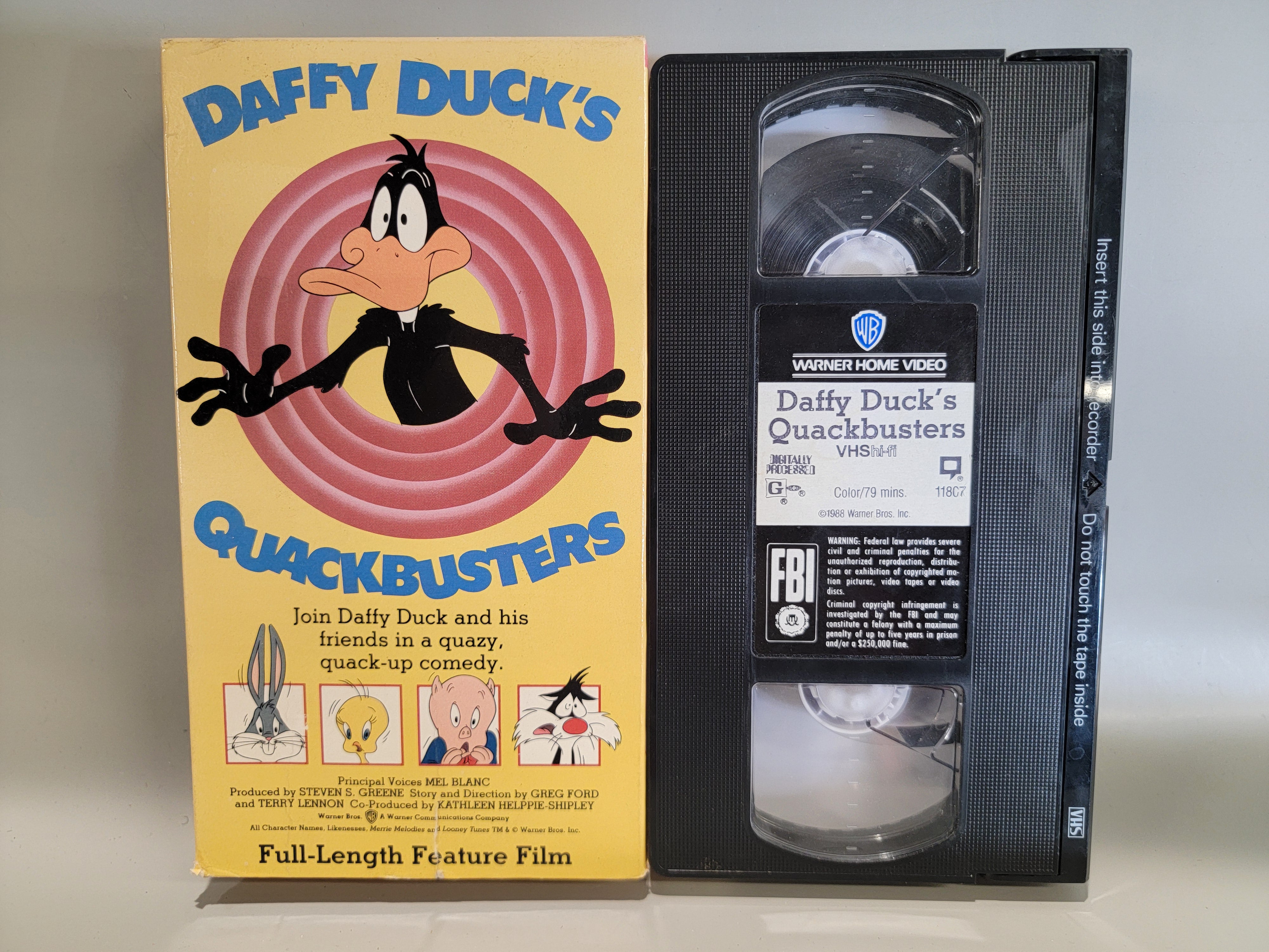 DAFFY DUCK'S QUACKBUSTERS VHS [USED]