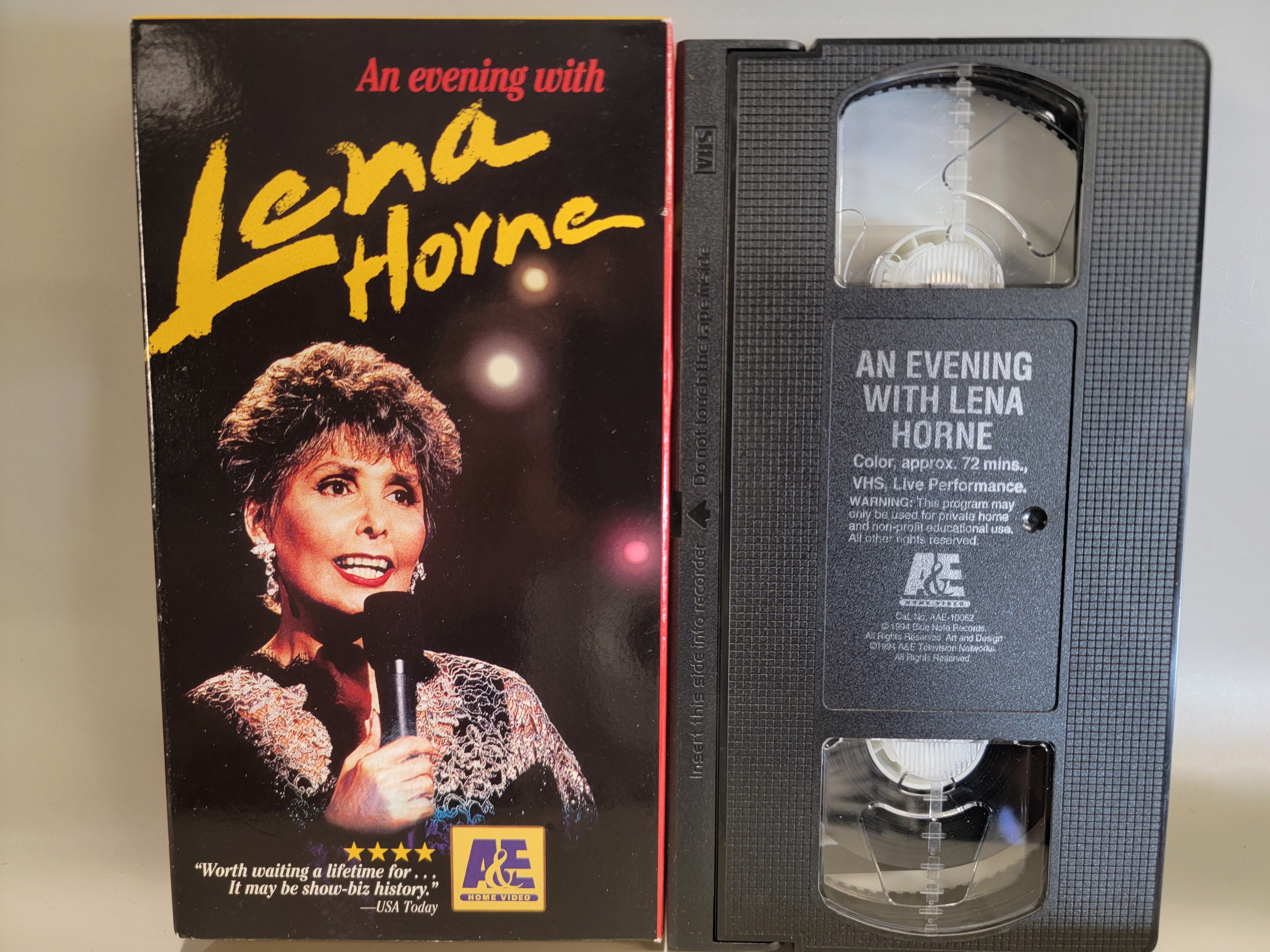 AN EVENING WITH LENA HORNE VHS [USED]