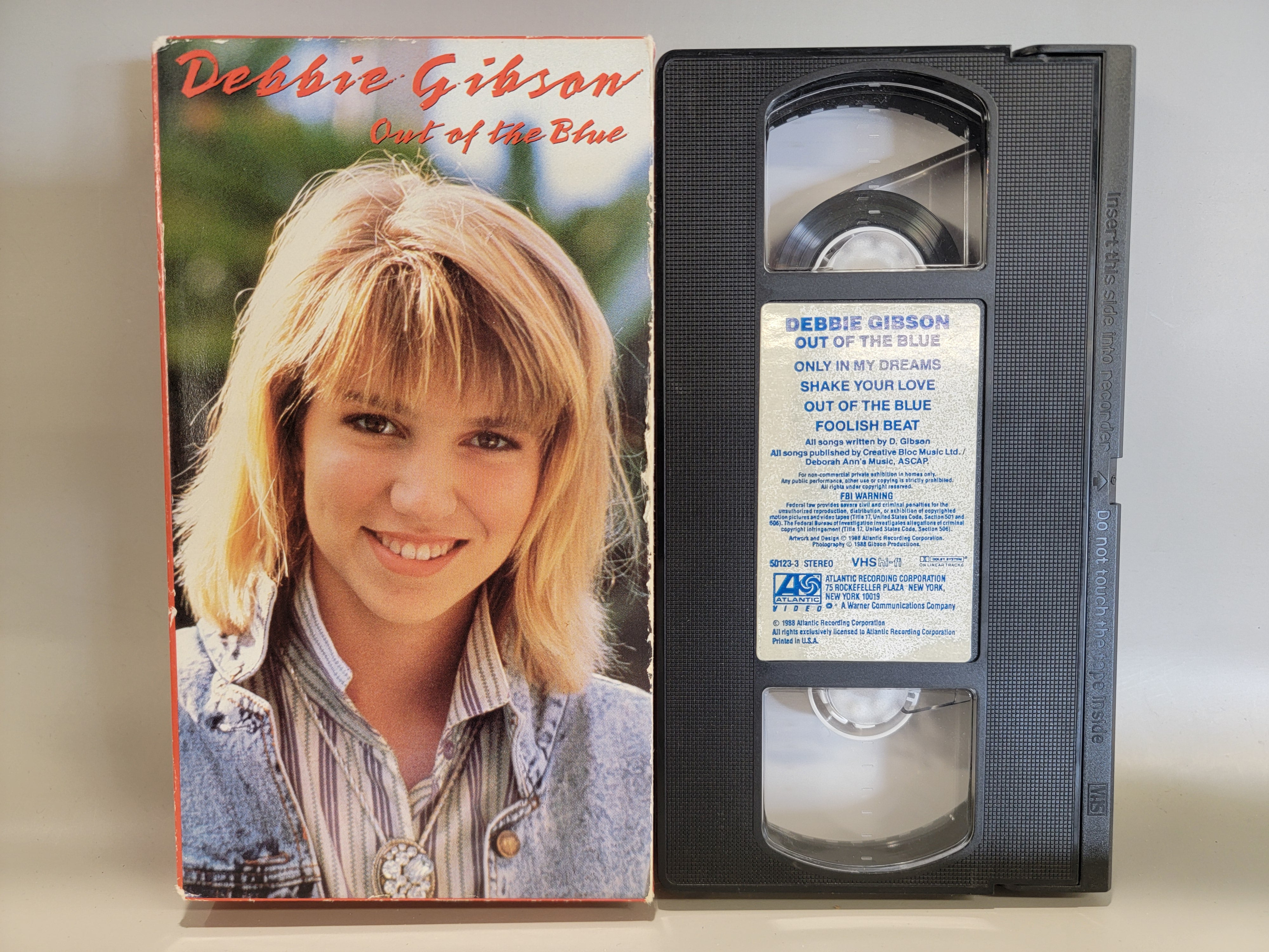 DEBBIE GIBSON: OUT OF THE BLUE VHS [USED]