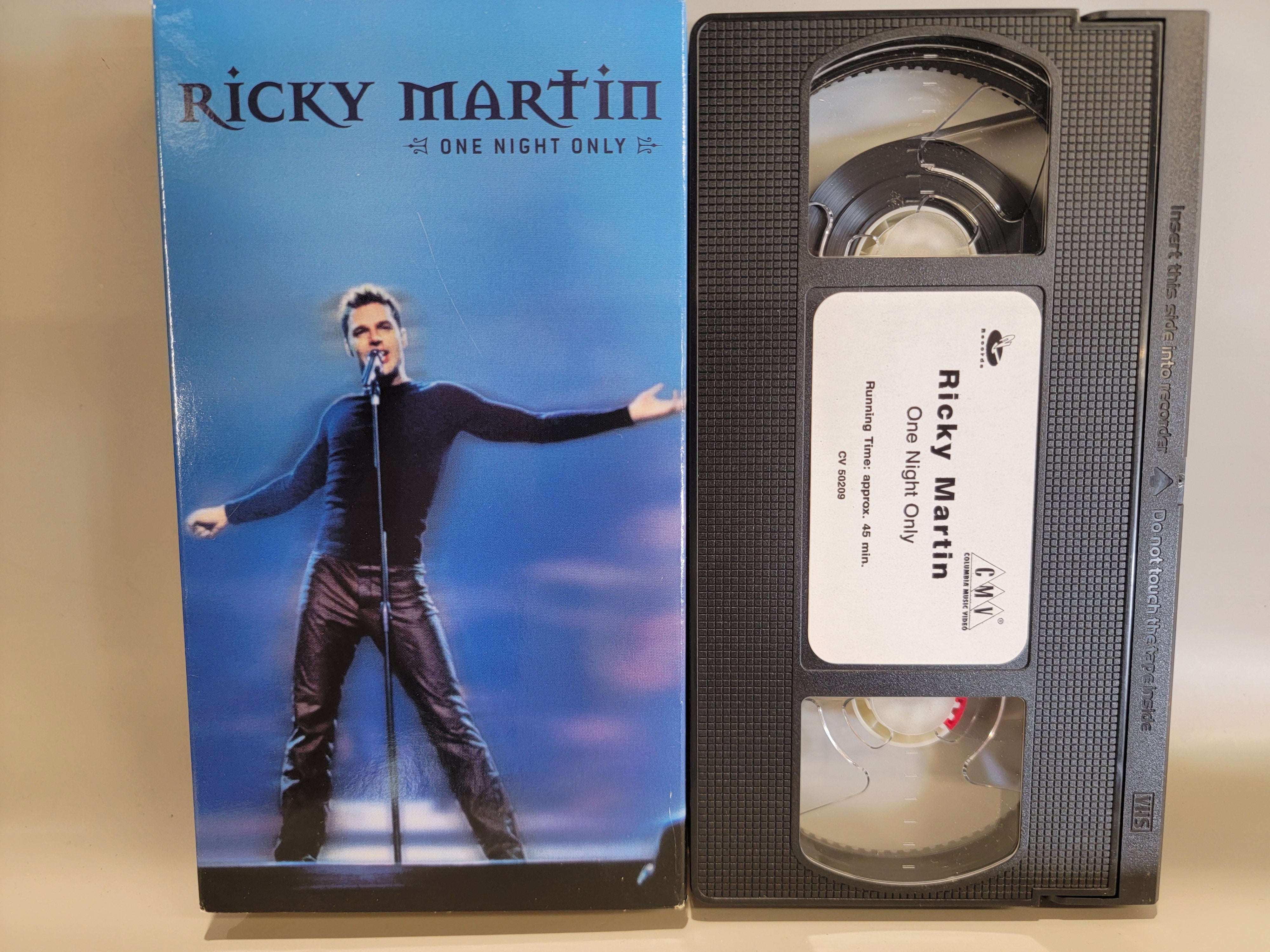 RICKY MARTIN: ONE NIGHT ONLY VHS [USED]