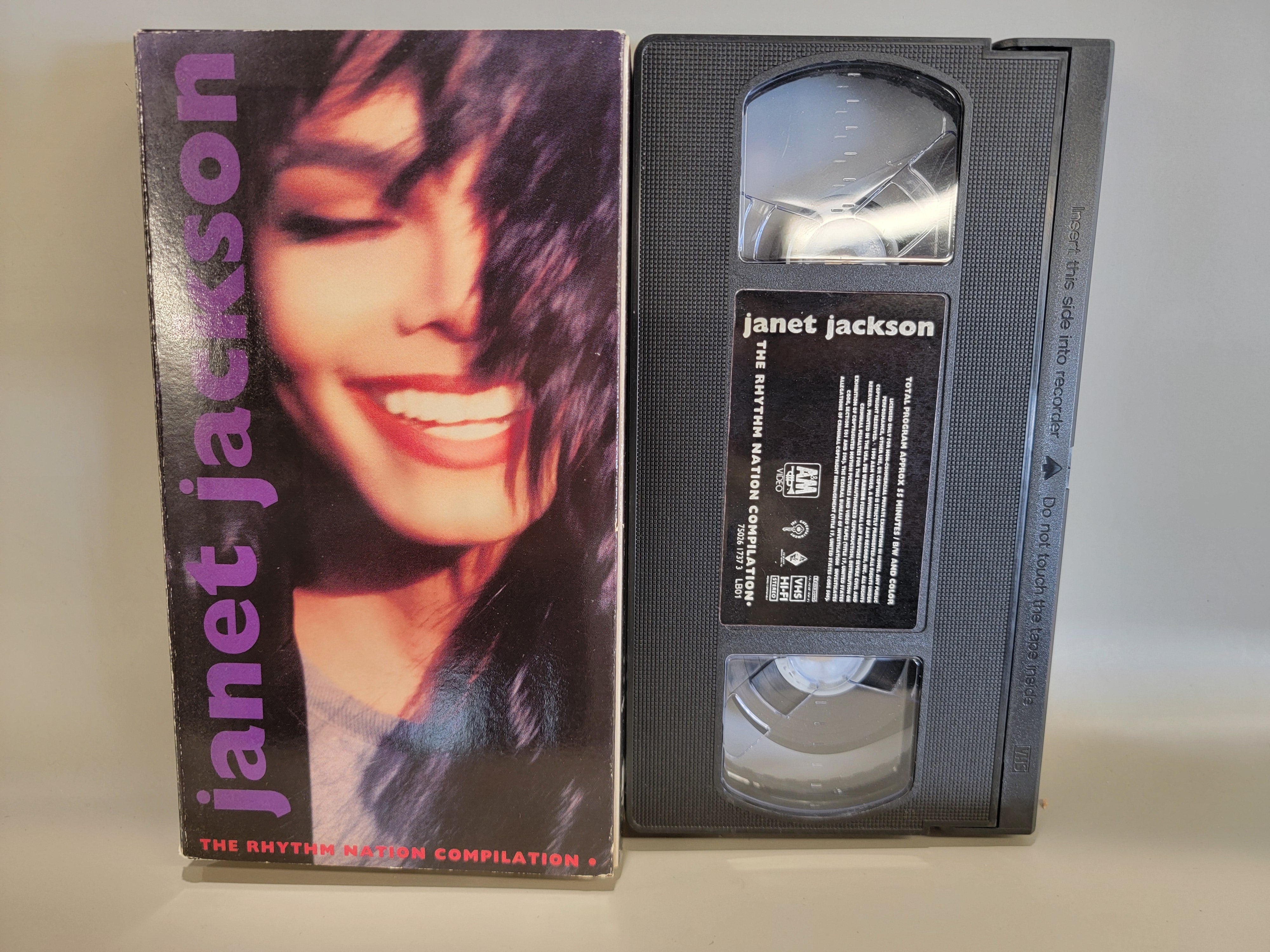 JANET JACKSON: THE RHYTHM NATION COMPILATION VHS [USED]