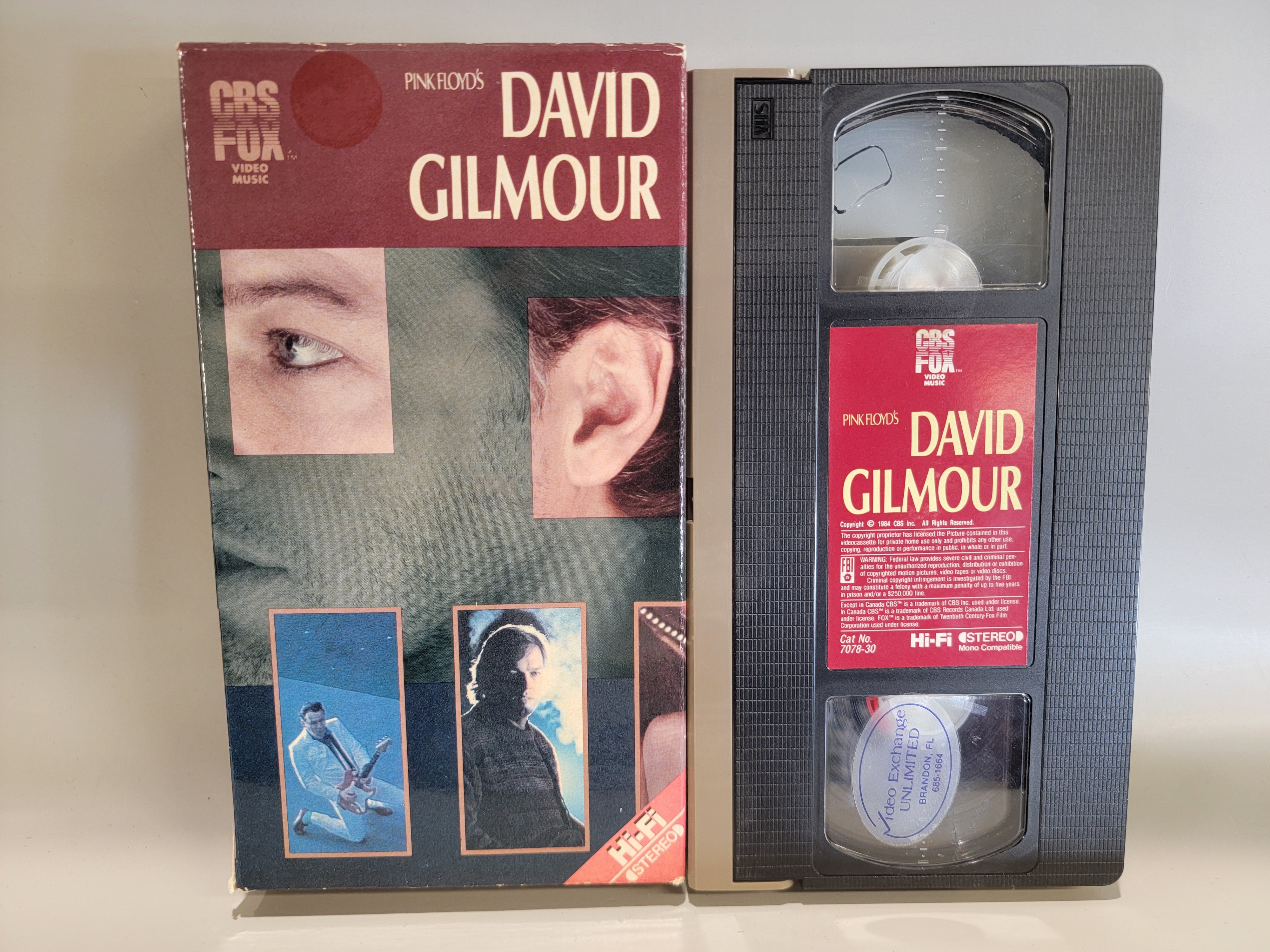 DAVID GILMOUR VHS [USED]