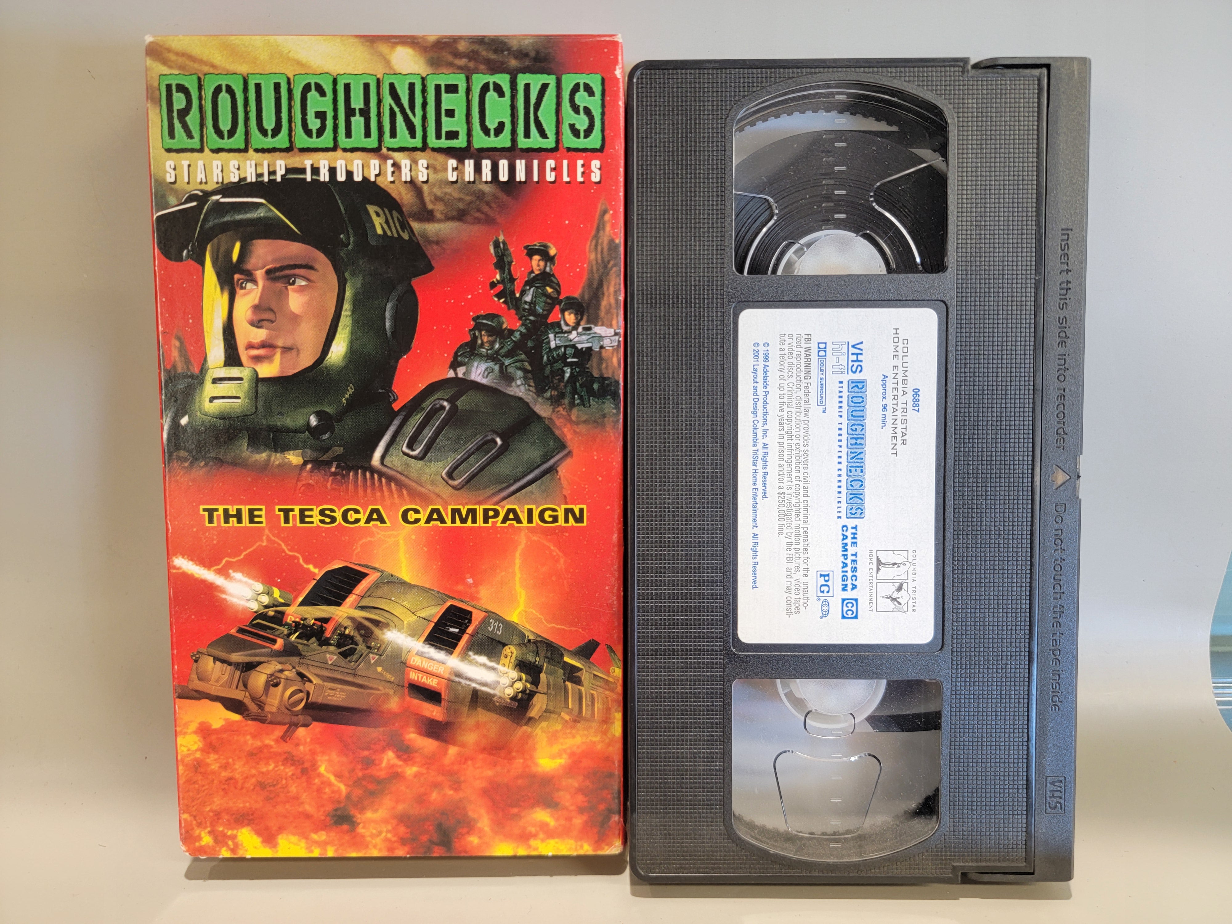 ROUGHNECKS STARSHIP TROOPERS CHRONICLES: THE TESCA CAMPAIGN VHS [USED]