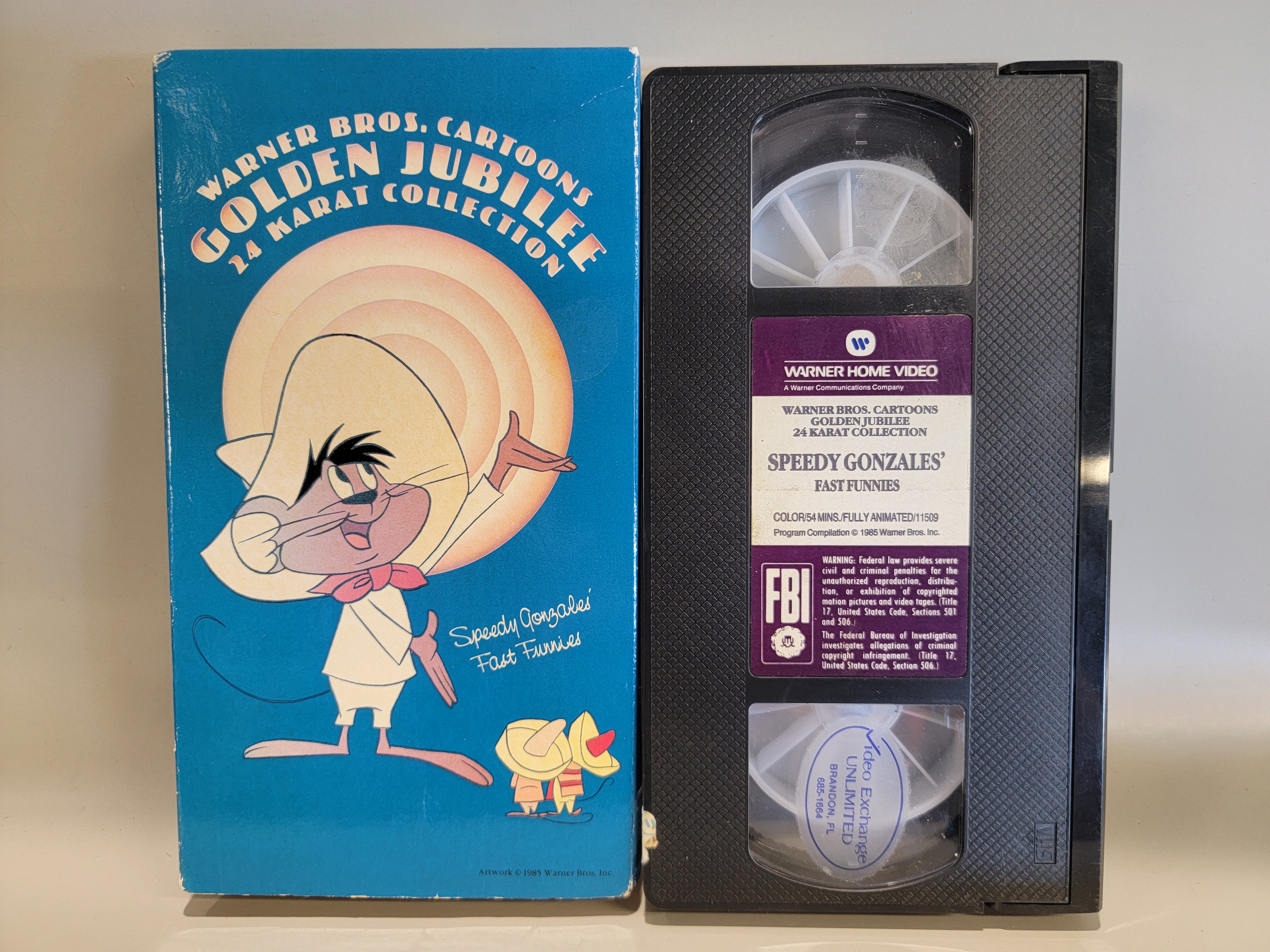 GOLDEN JUBILEE 24 KARAT COLLECTION: SPEEDY GONZALES FAST FUNNIES VHS [USED]