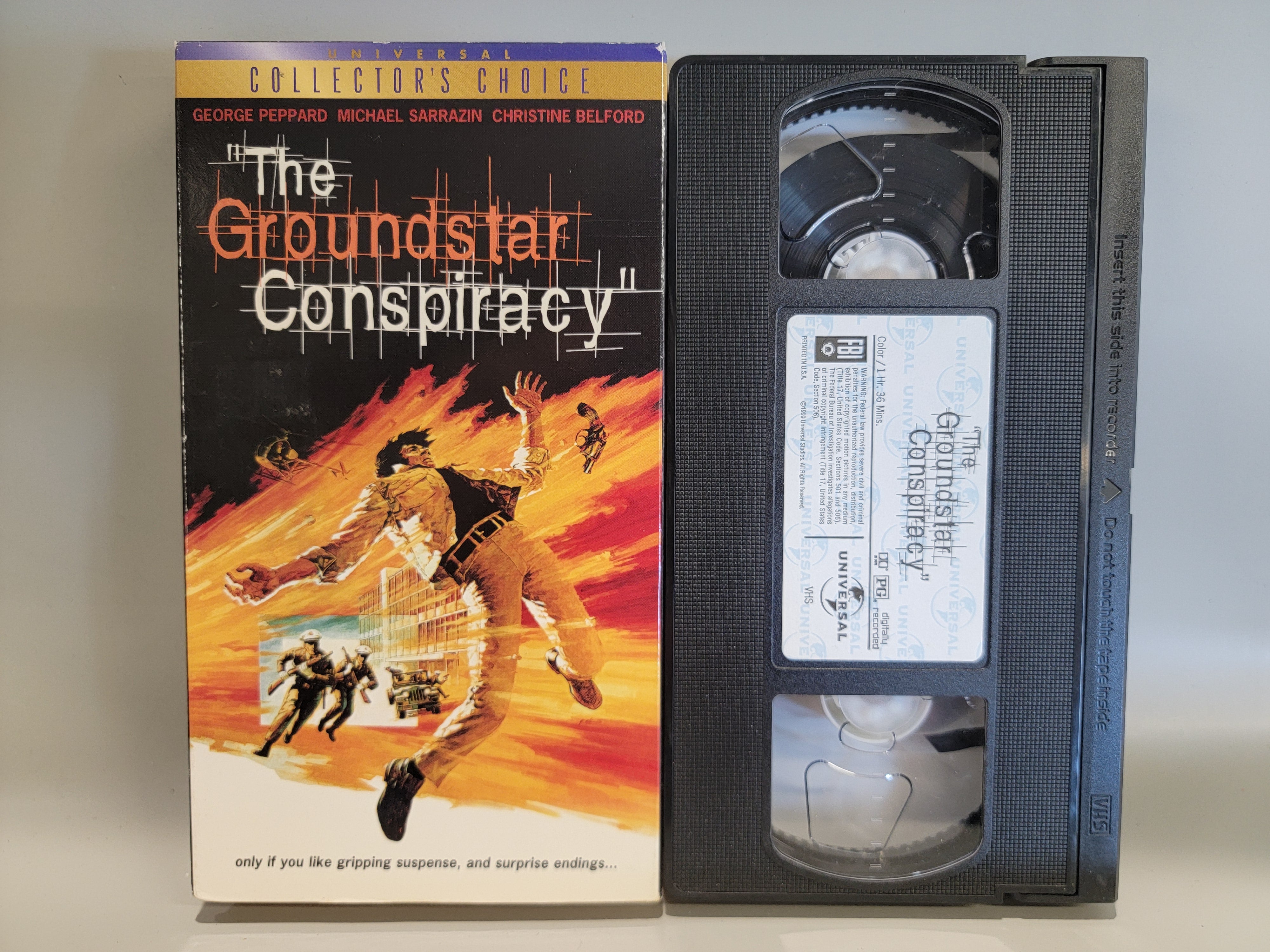 THE GROUNDSTAR CONSPIRACY VHS [USED]