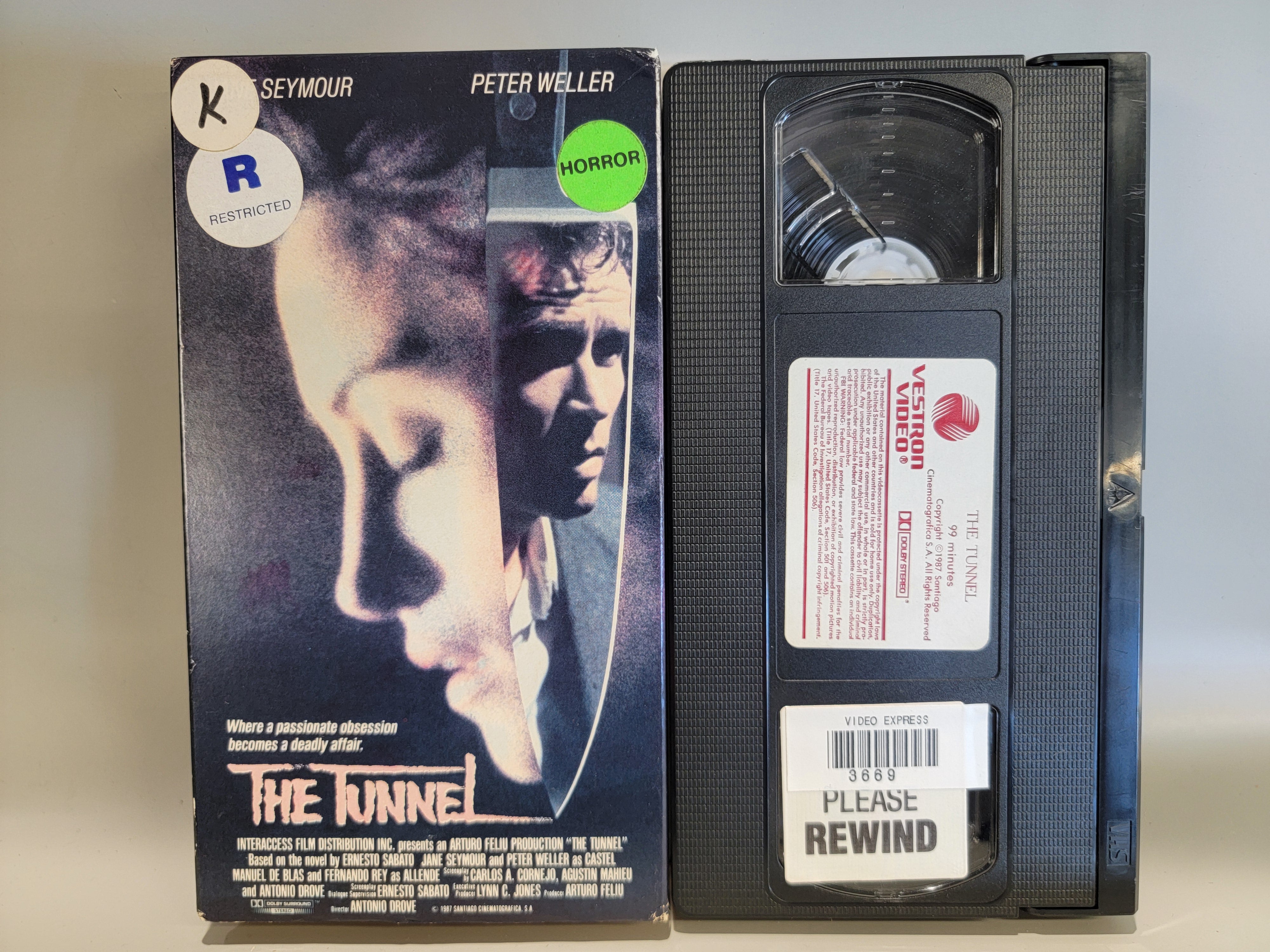 THE TUNNEL VHS [USED]