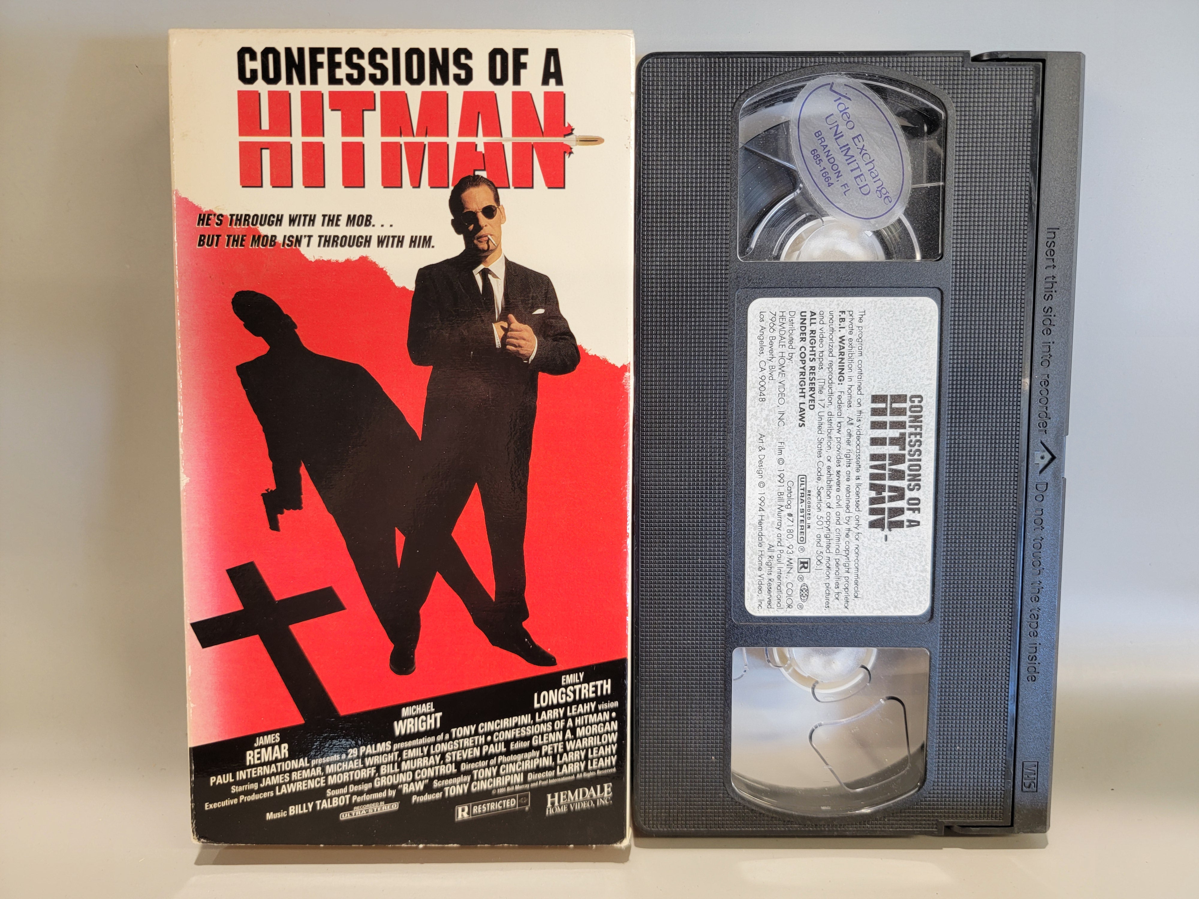 CONFESSIONS OF A HITMAN VHS [USED]